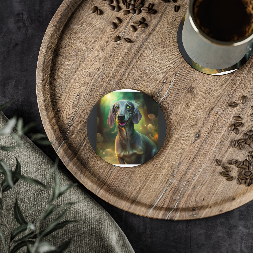Silver Grey Dachshund Coonhound Coasters