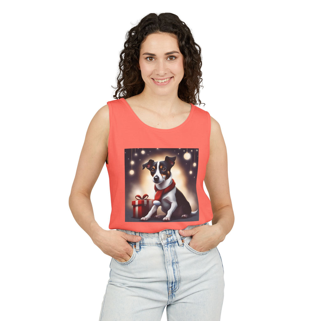Jack Russel Holiday Unisex Tank Top