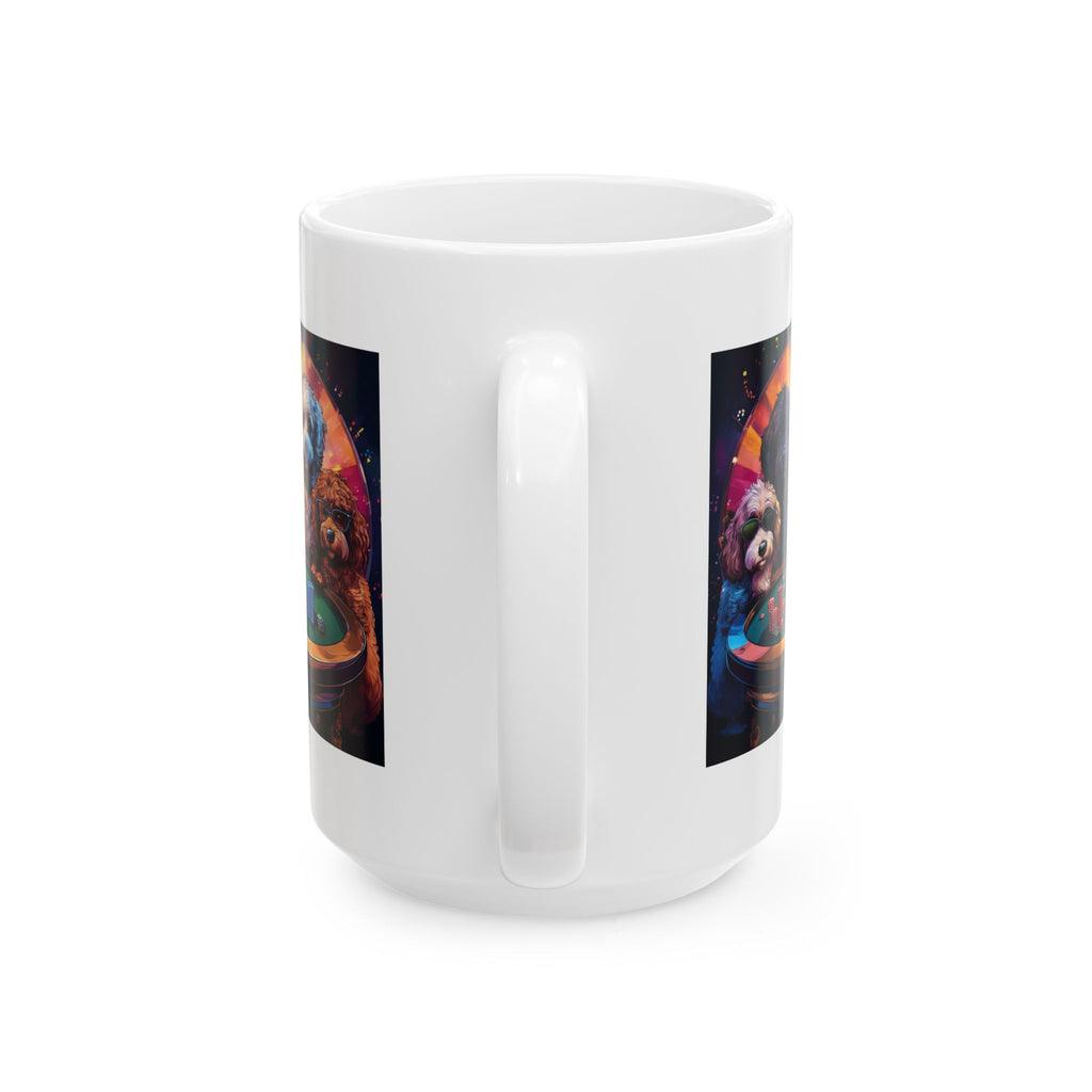 Doodle Poker Game Ceramic Mug, (11oz, 15oz)