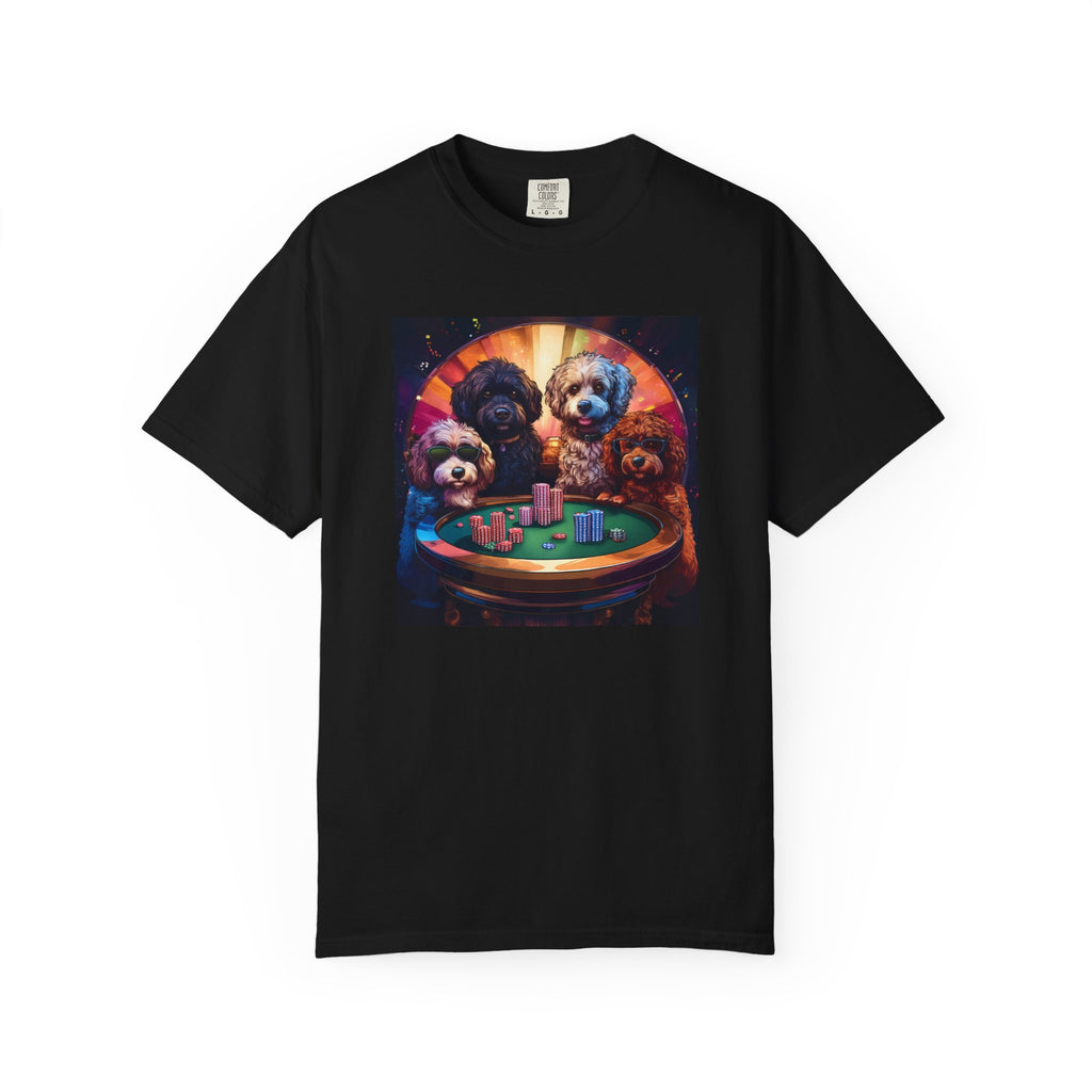 Doodle Poker Game Unisex Garment-Dyed T-shirt