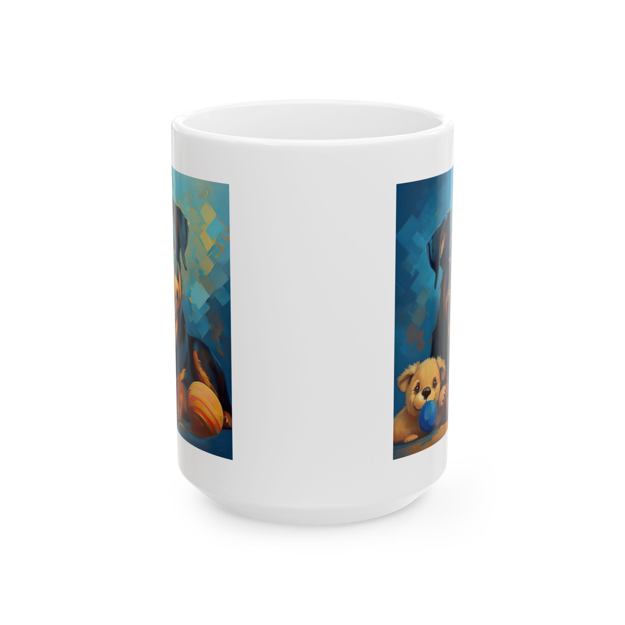 Rottweiler Ceramic Mug, (11oz, 15oz)