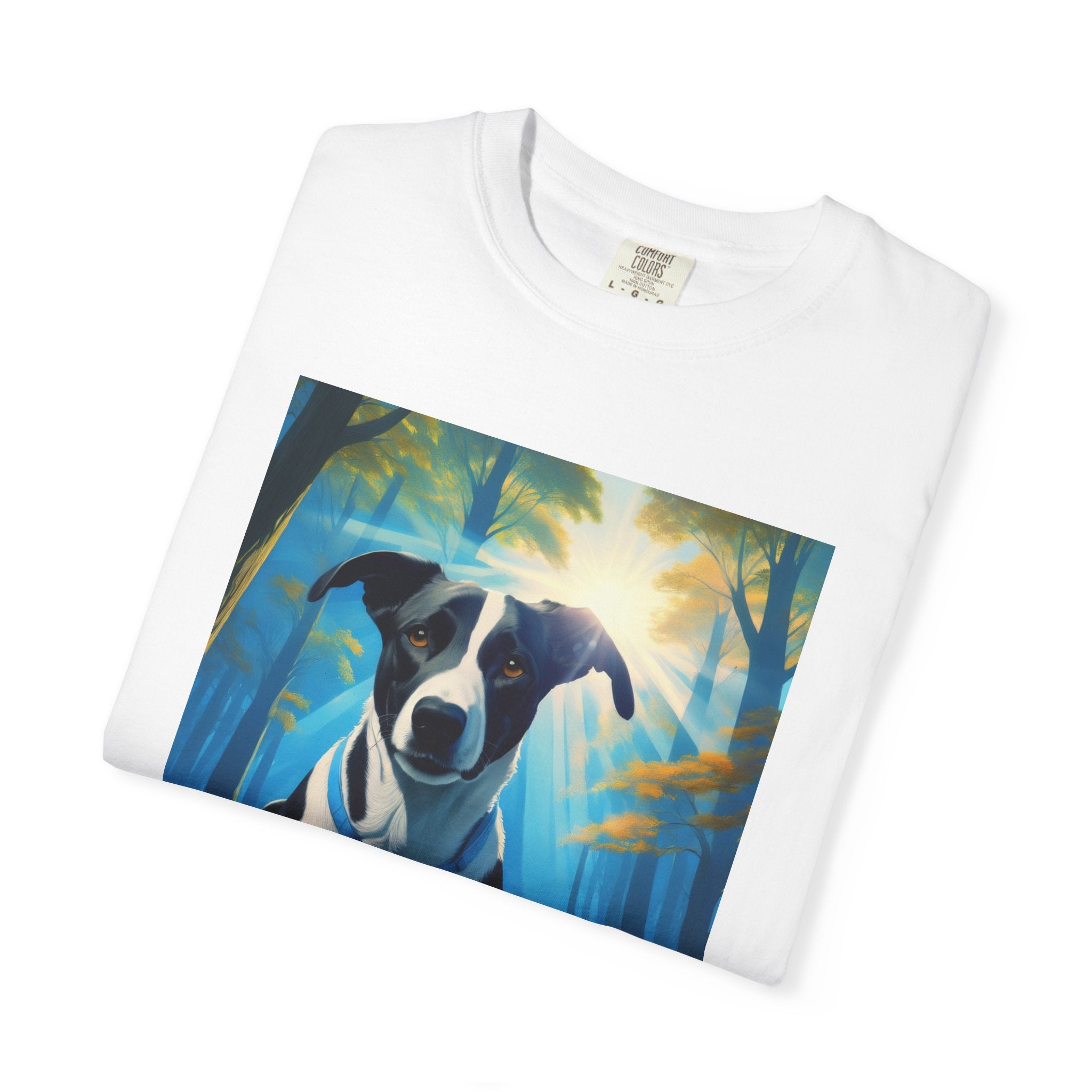Coonhound Forest Unisex Garment-Dyed T-shirt