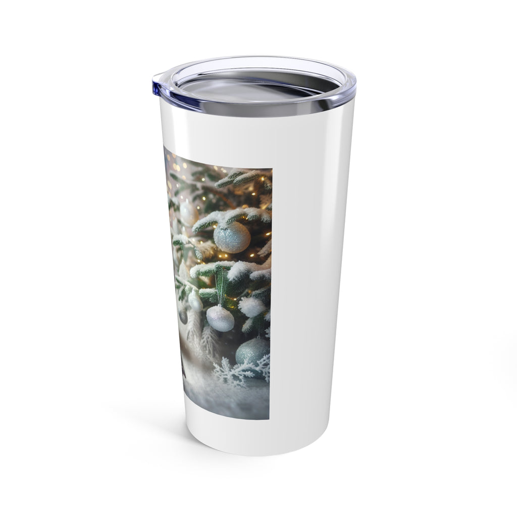 Black Lab Puppy Holiday Tumbler 20oz