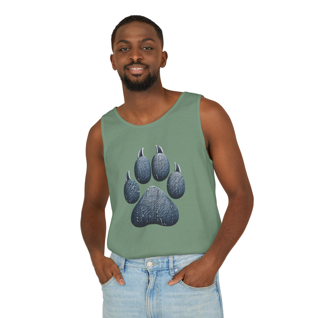 Denim Paw Unisex Tank Top