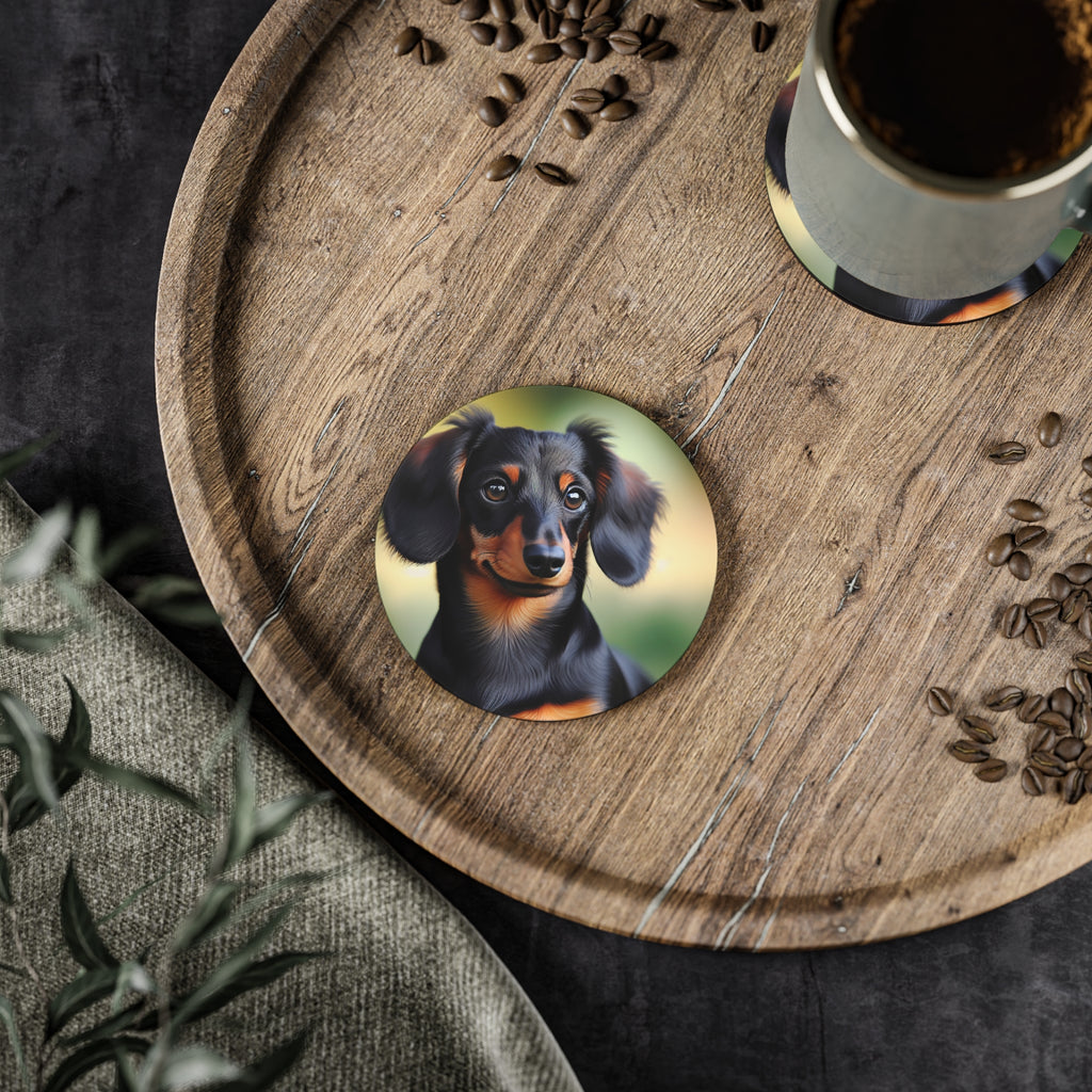 Black/Brown Dachshund Coonhound Coasters