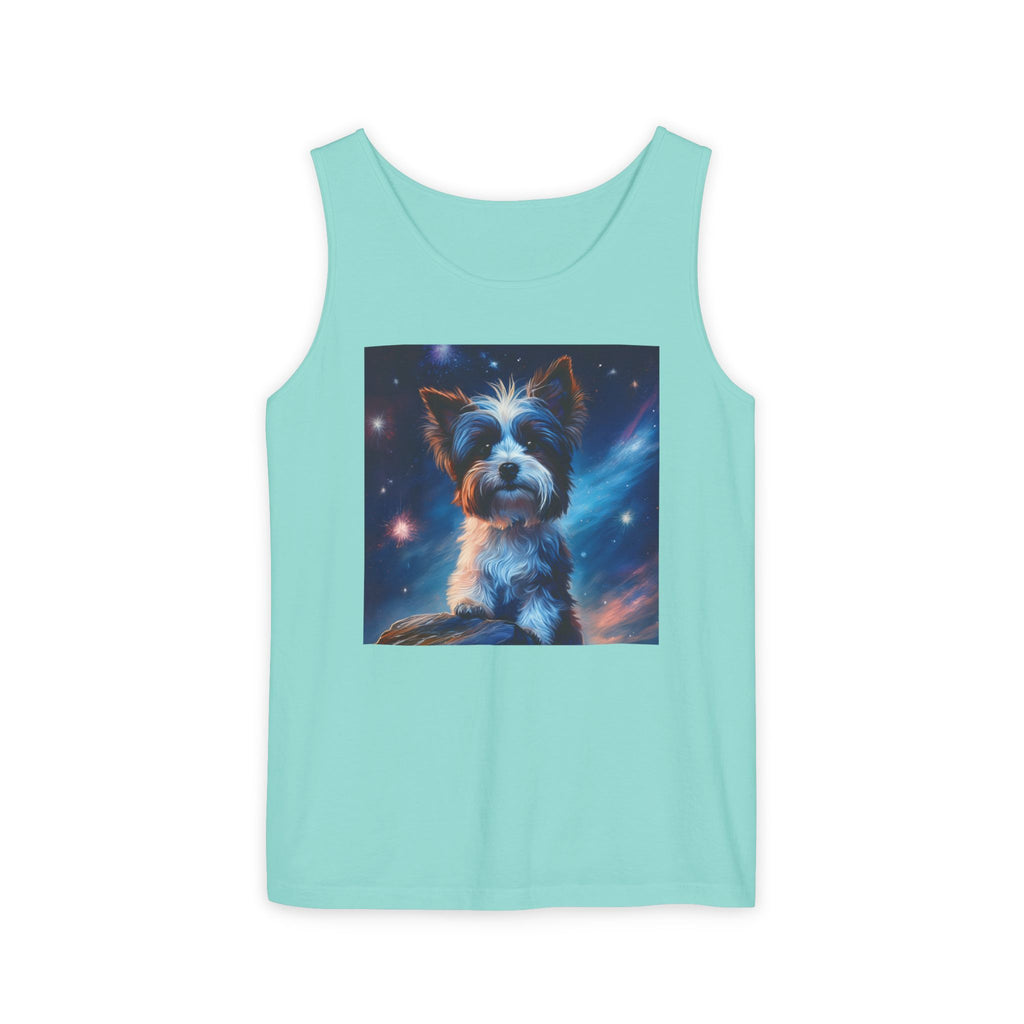 Biewer Terrier Stary Night Unisex Tank Top