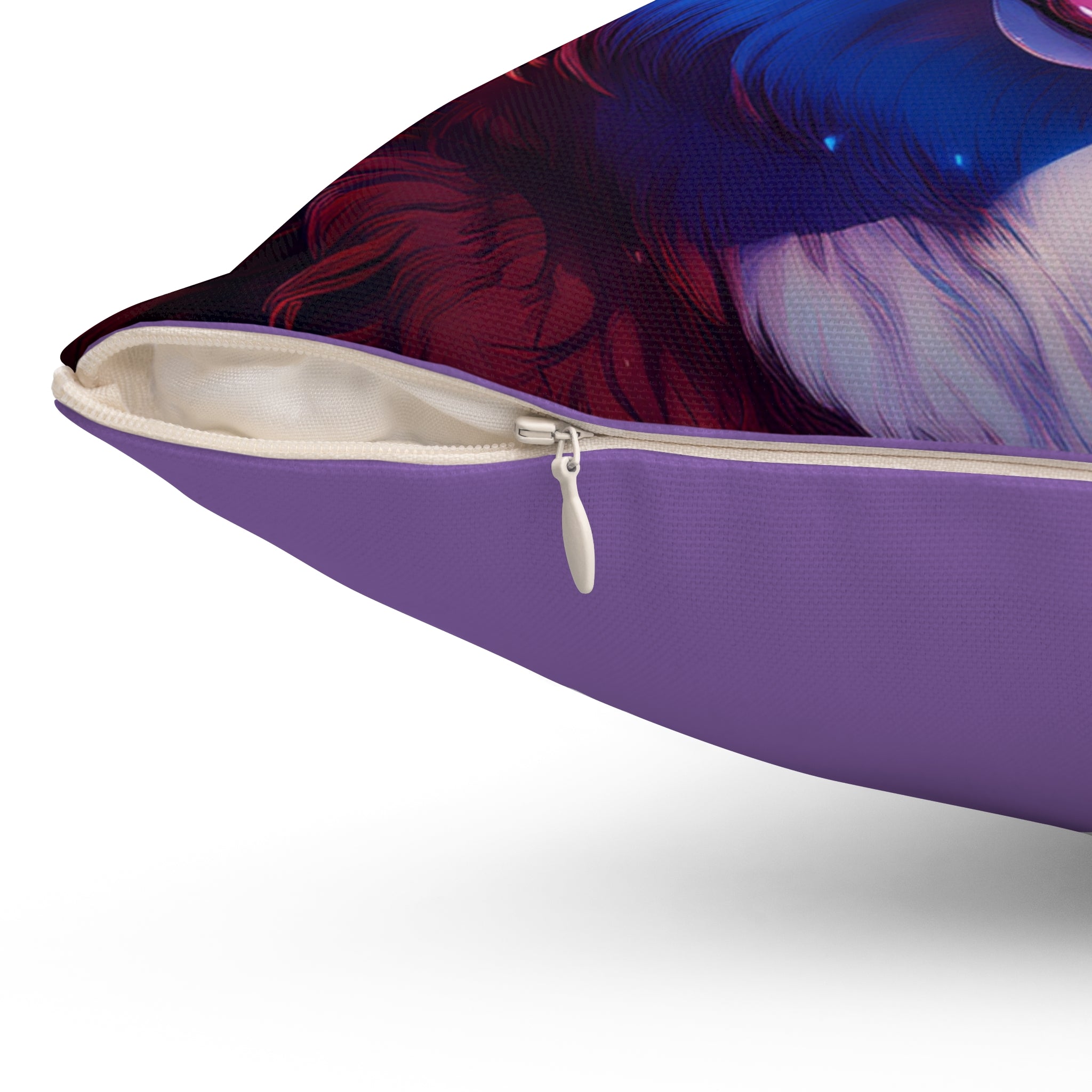 Eskimo Husky Polyester Square Pillow