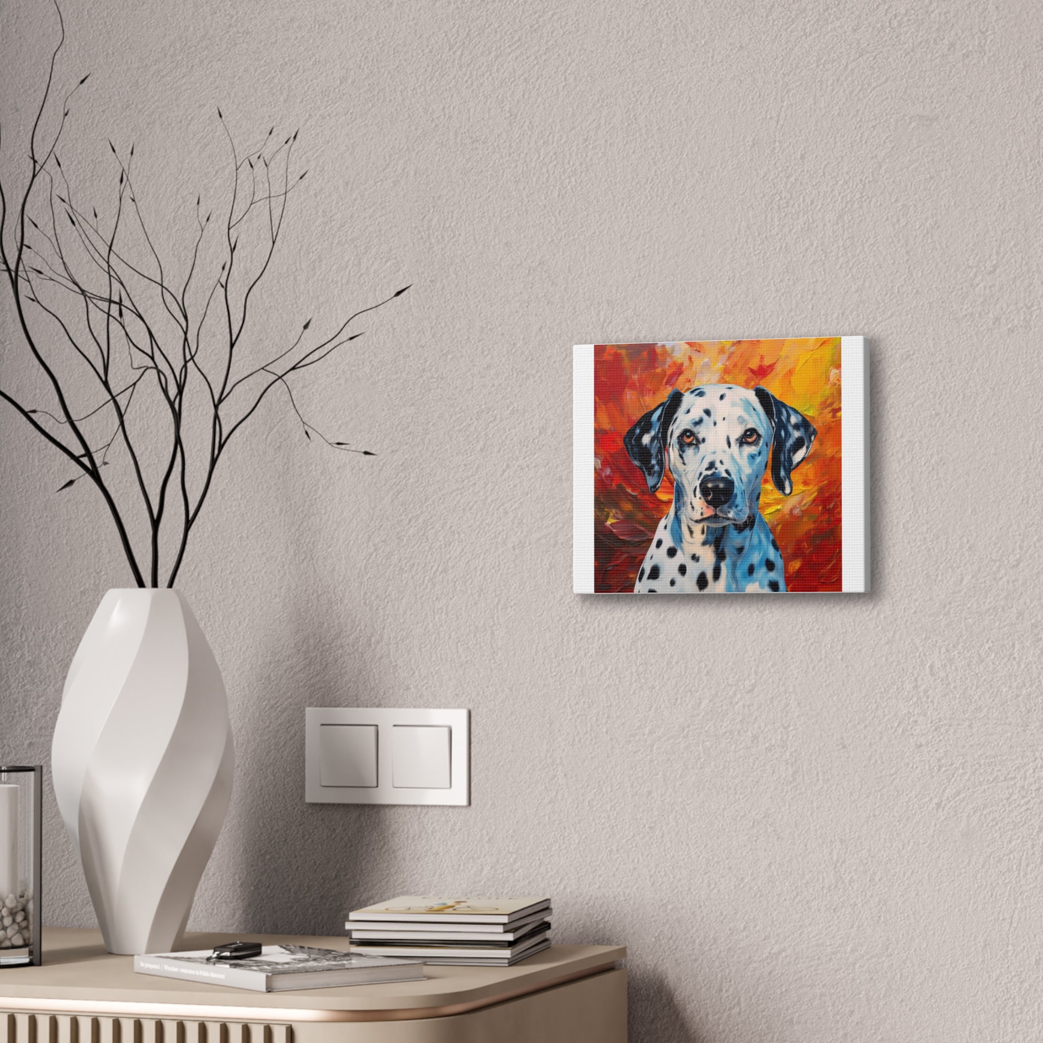 Dalmation Canvas Stretched, 0.75"