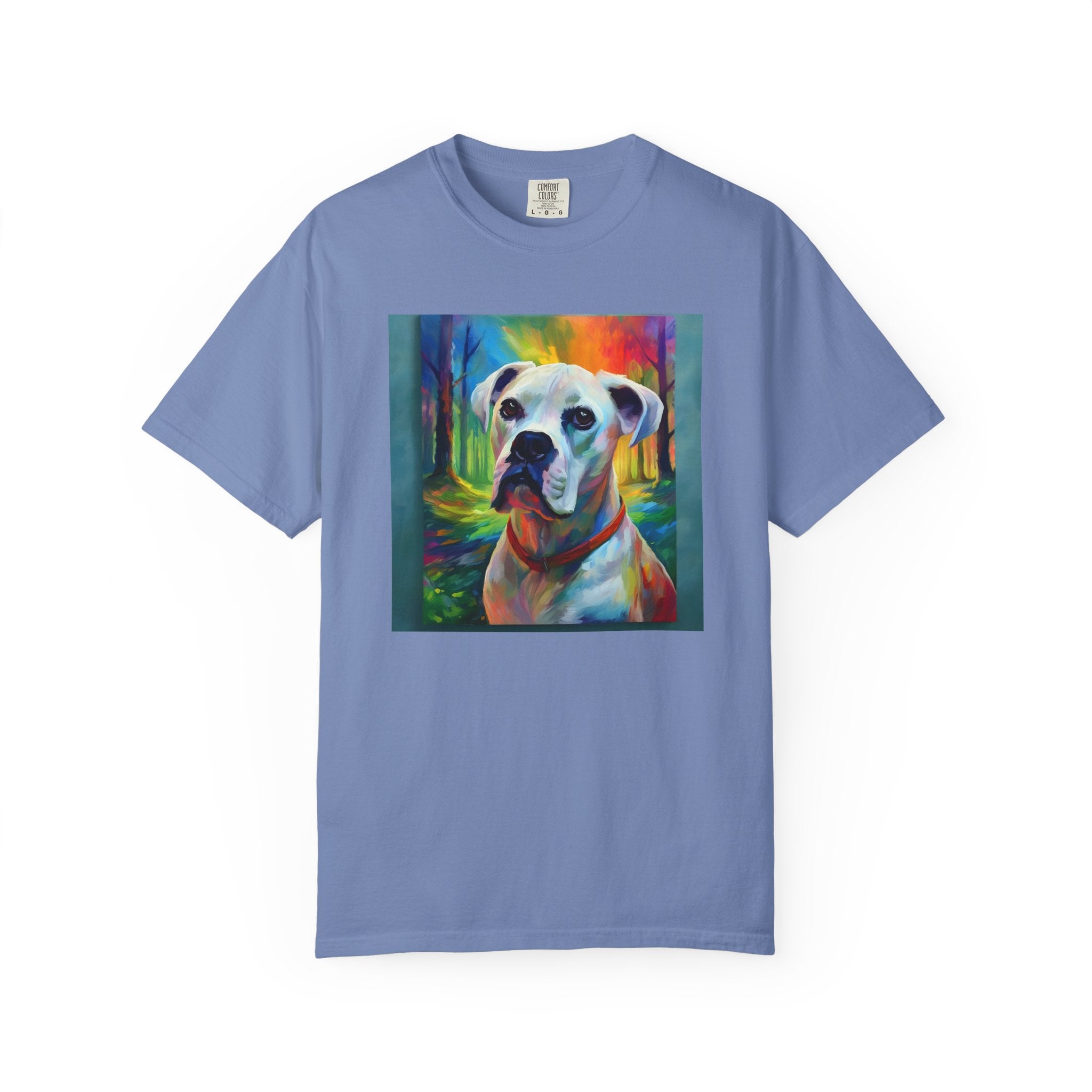 Boxer Rainbow Sky Unisex Garment-Dyed T-shirt