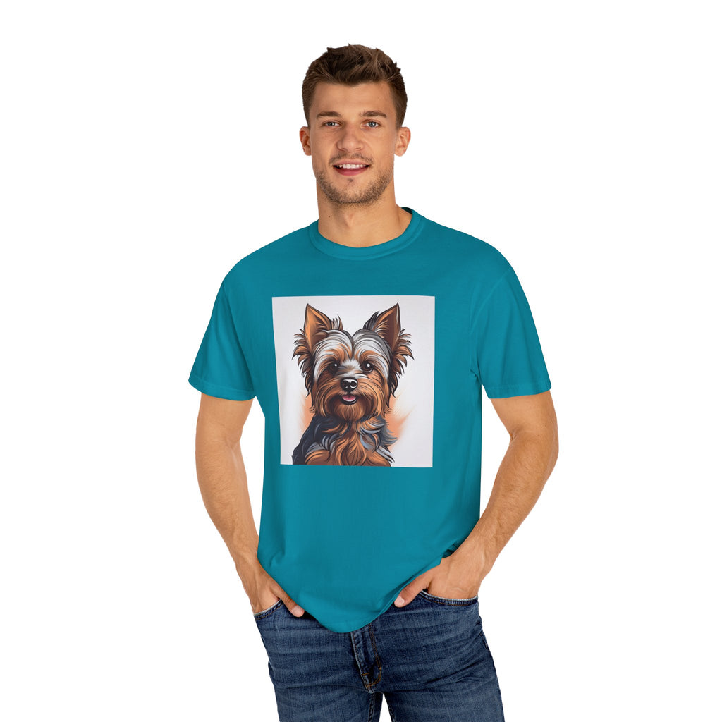 Yorkie Unisex Garment-Dyed T-shirt
