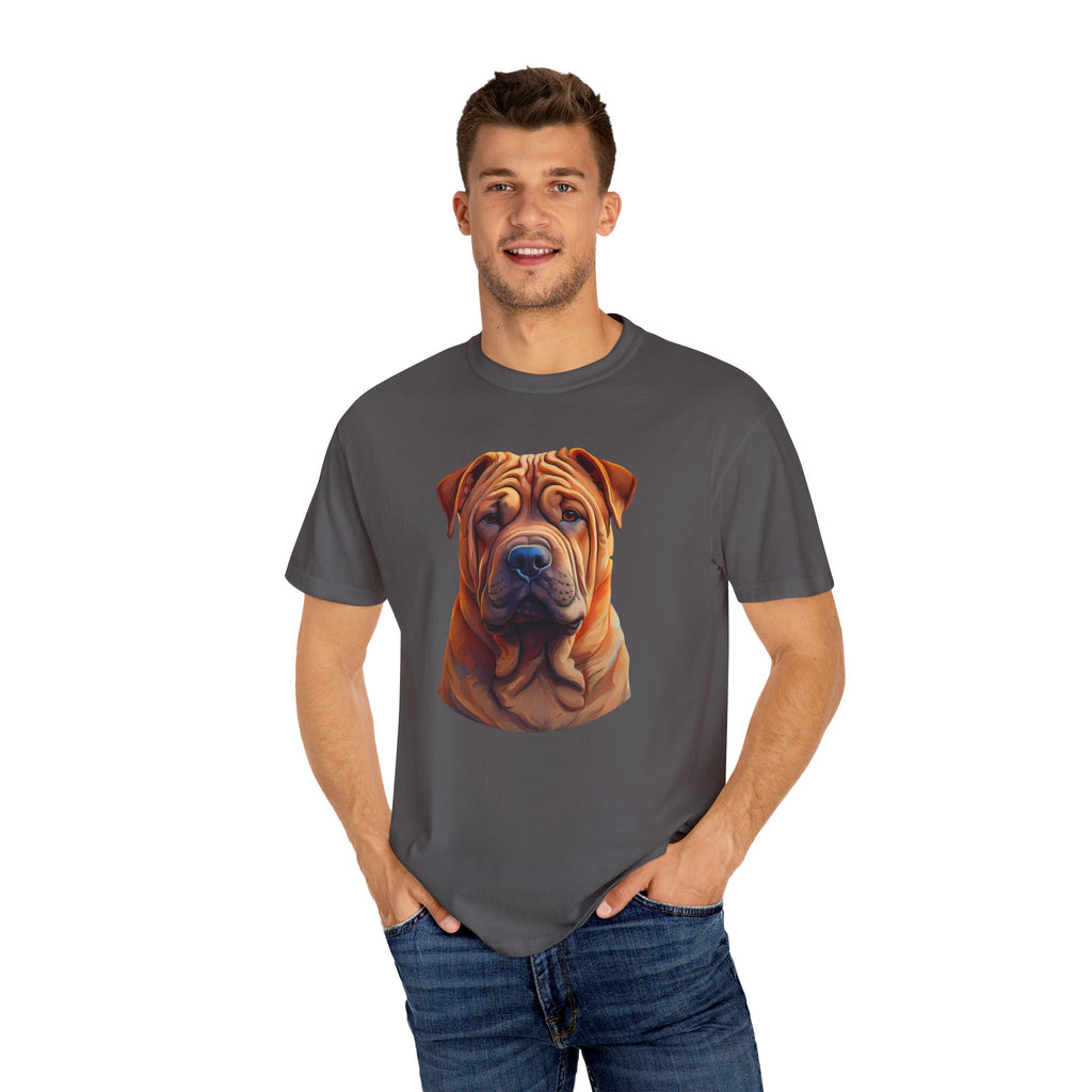 Shar Pei Unisex Garment-Dyed T-shirt