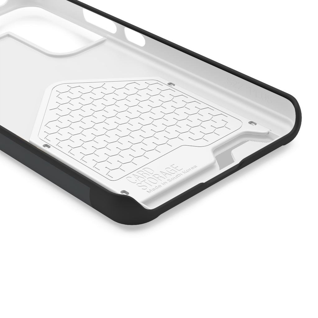 Dachshund Silver Grey Phone Case with Card Holder