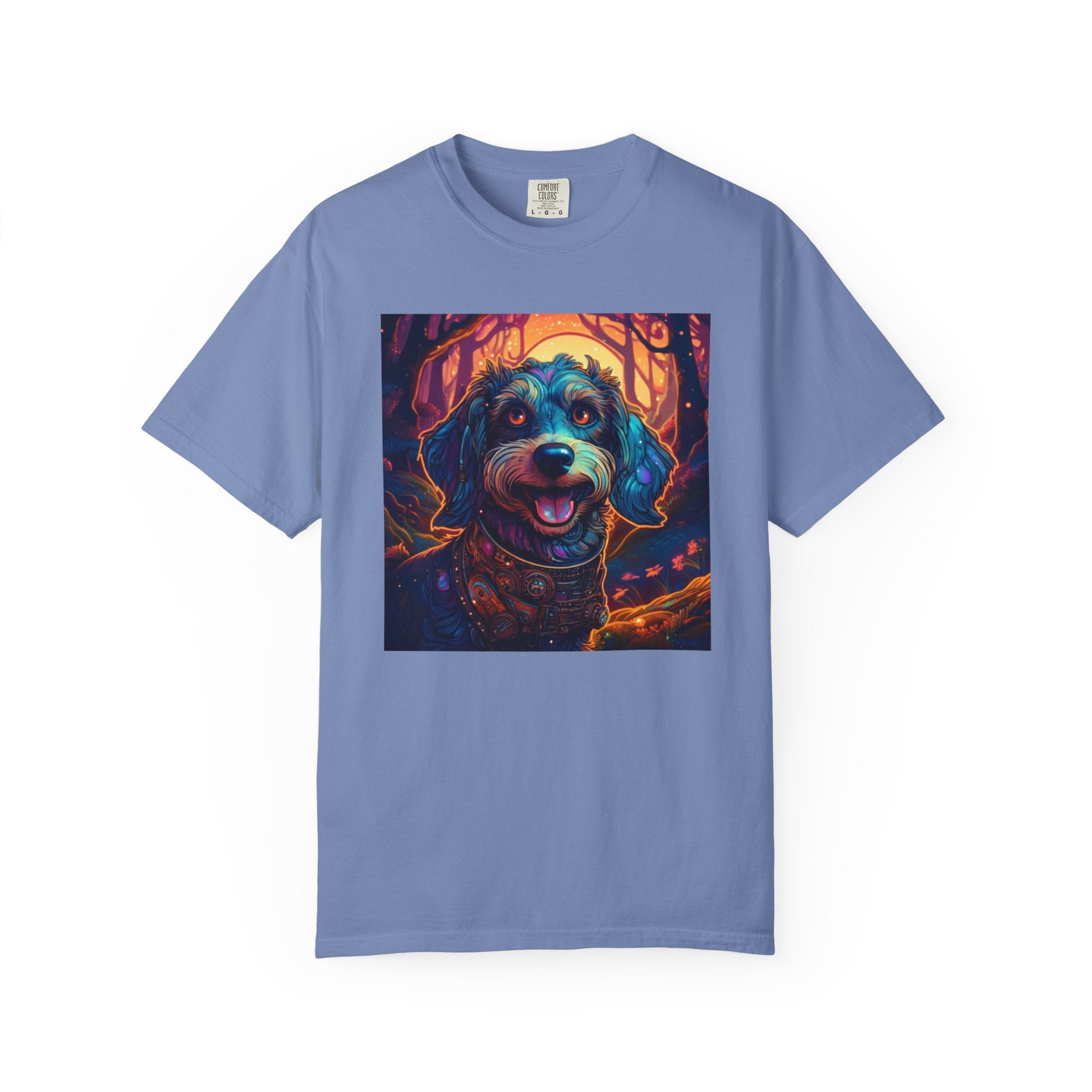 Steampunk Dachshund Unisex Garment-Dyed T-shirt