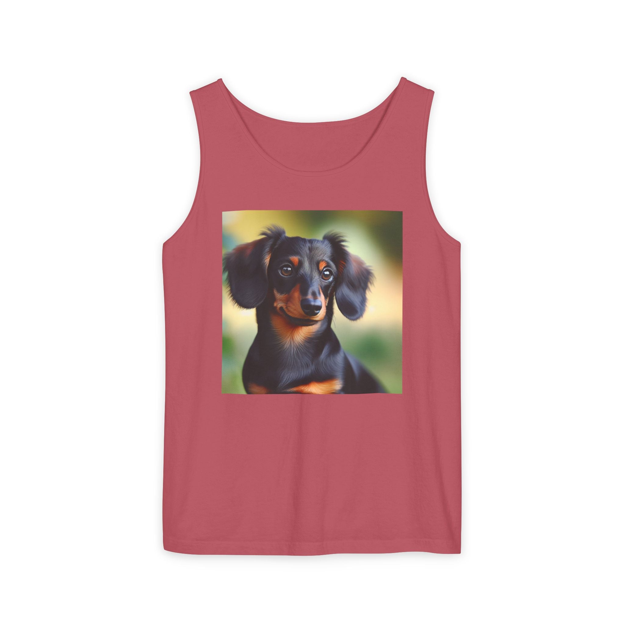 Black/Brown Dachshund Unisex Tank Top