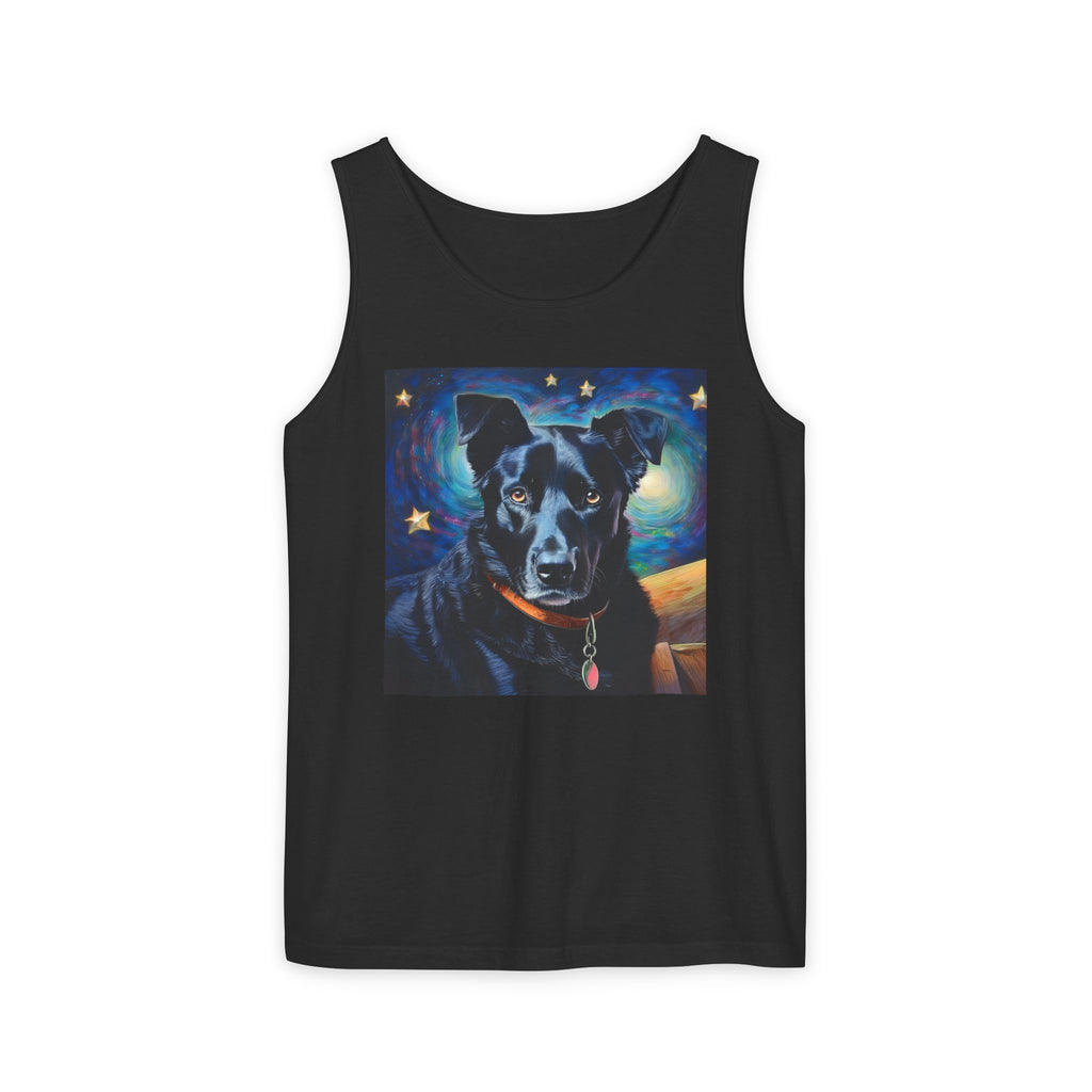 Black Shepherd Lab Stary Night Unisex Tank Top