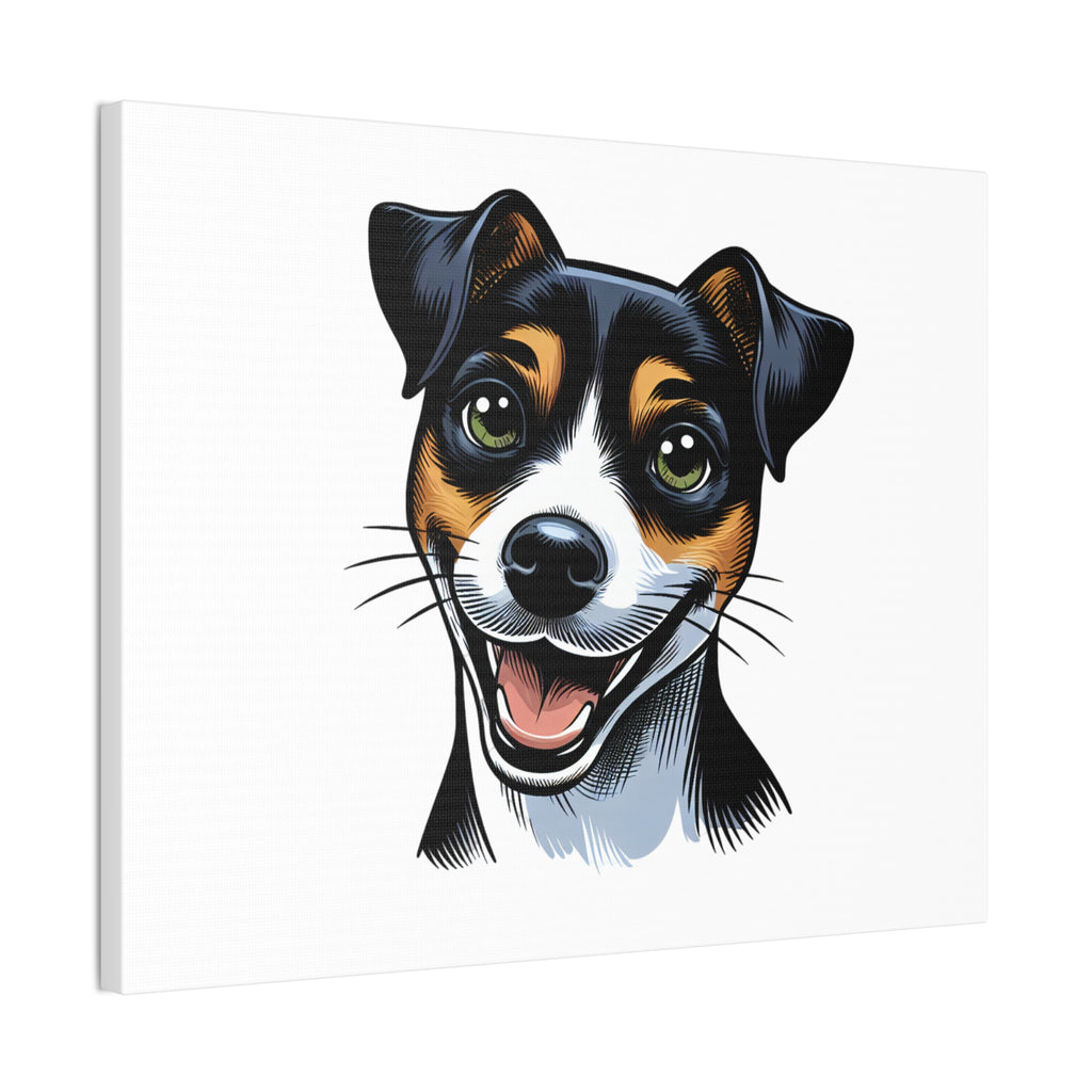 Jack Russel Canvas Stretched, 0.75"