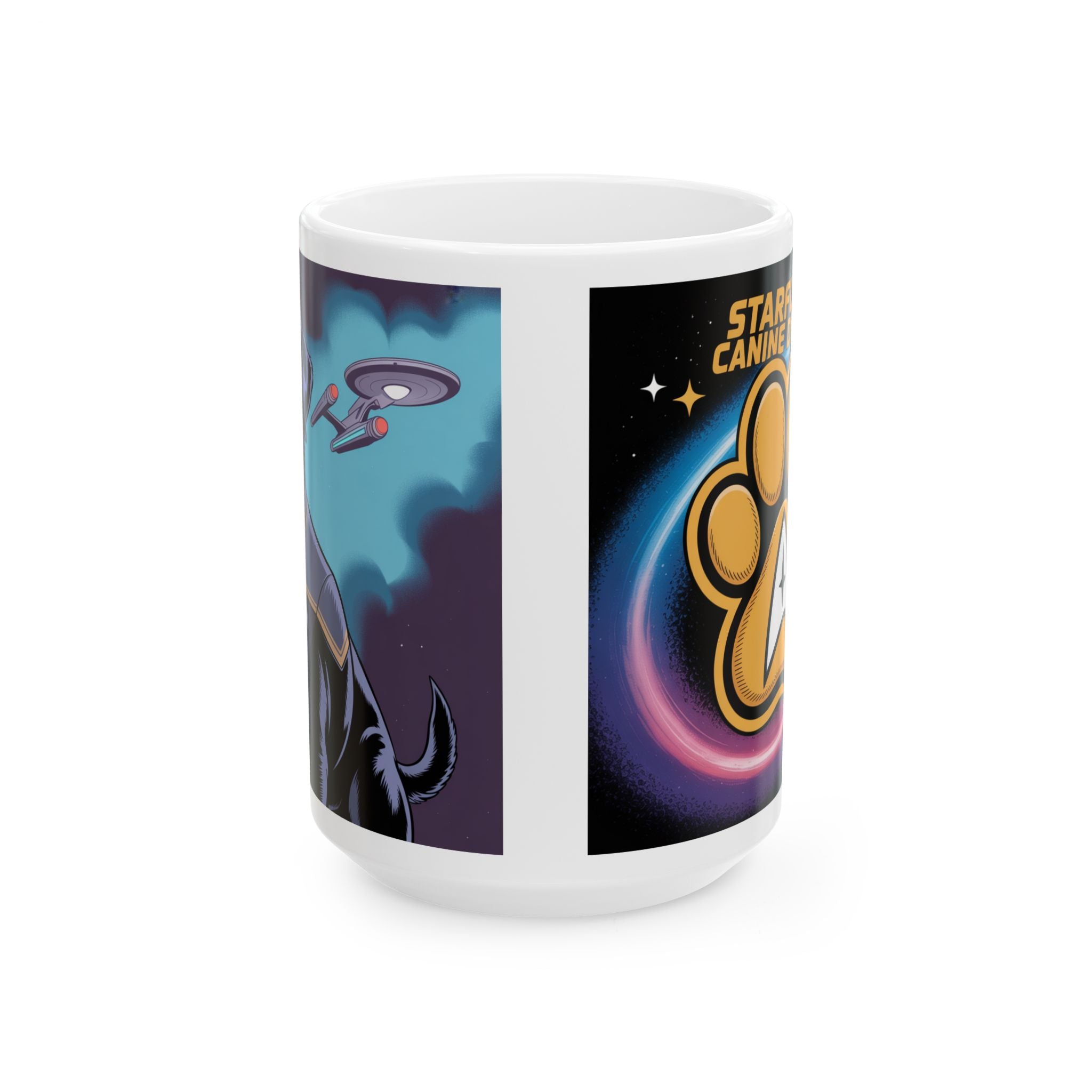 Dog-Fleet Ceramic Mug, (11oz, 15oz)