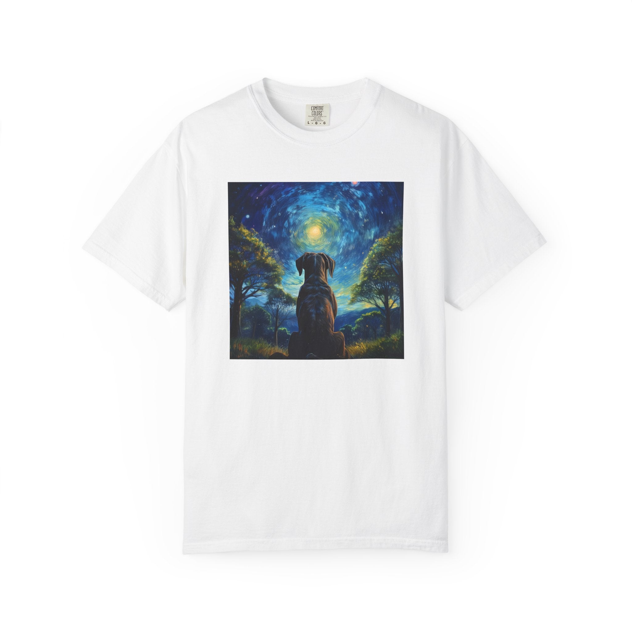 Moonlit Thoughts Unisex Garment-Dyed T-shirt