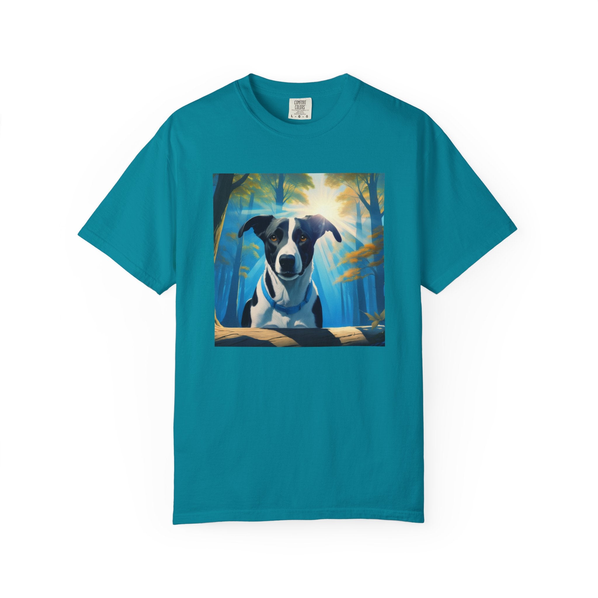Coonhound Forest Unisex Garment-Dyed T-shirt