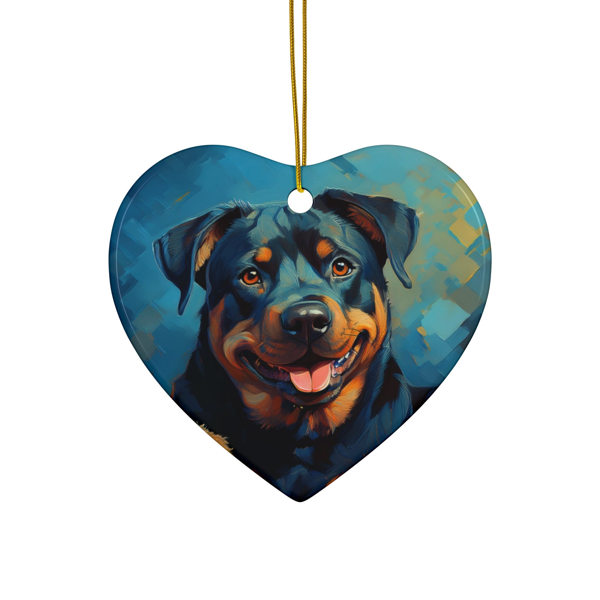 Rottweiler Ceramic Ornament