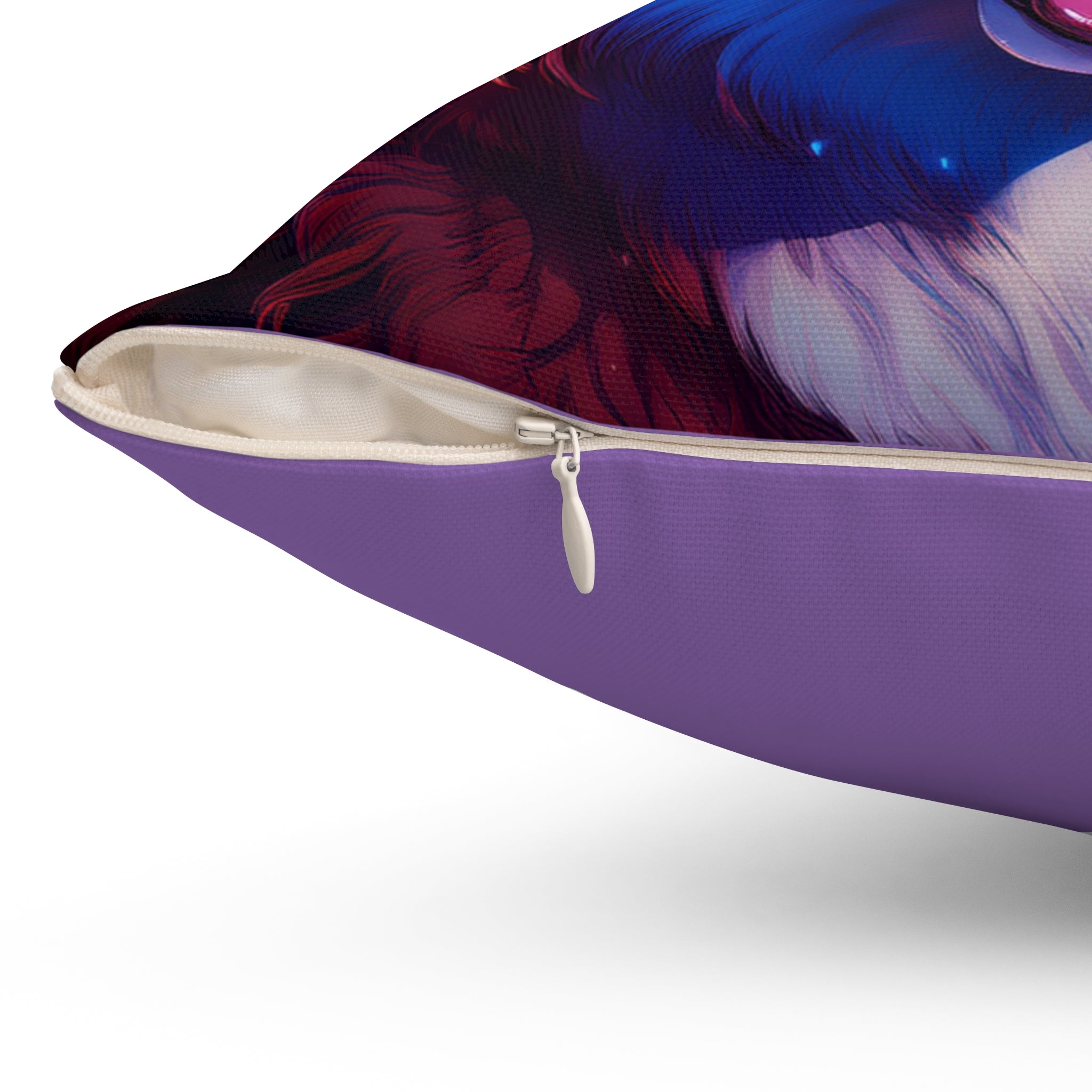 Eskimo Husky Polyester Square Pillow