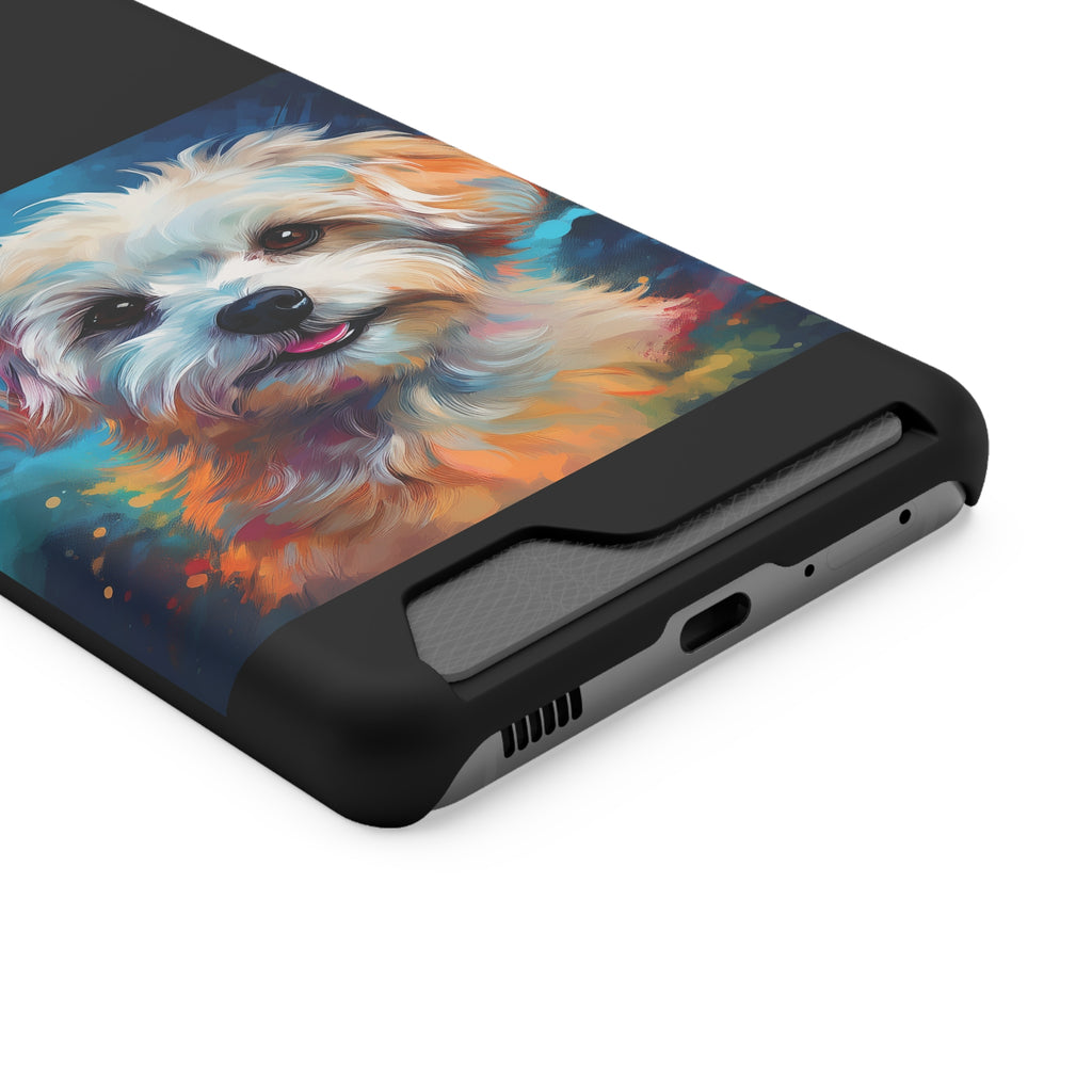 Maltese Phone Case with Card Holder