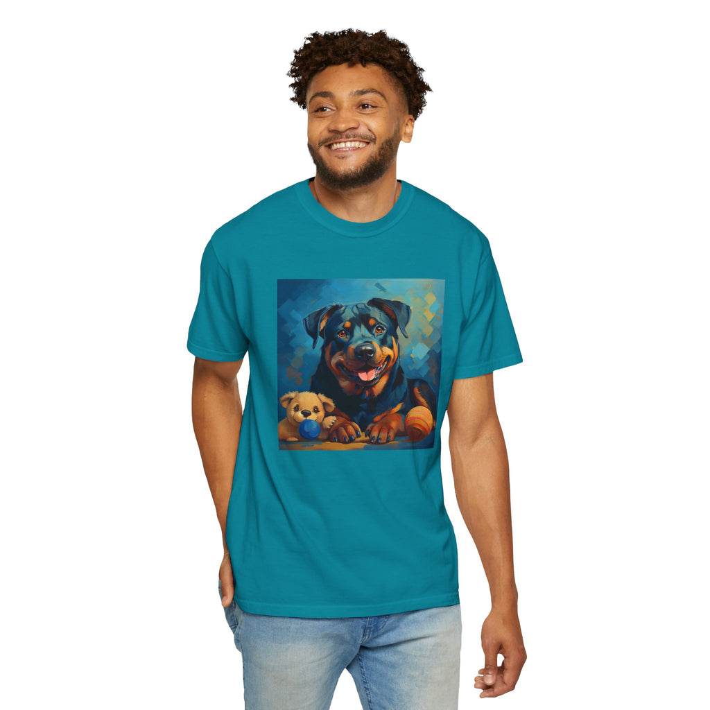 Rottweiler Unisex Garment-Dyed T-shirt