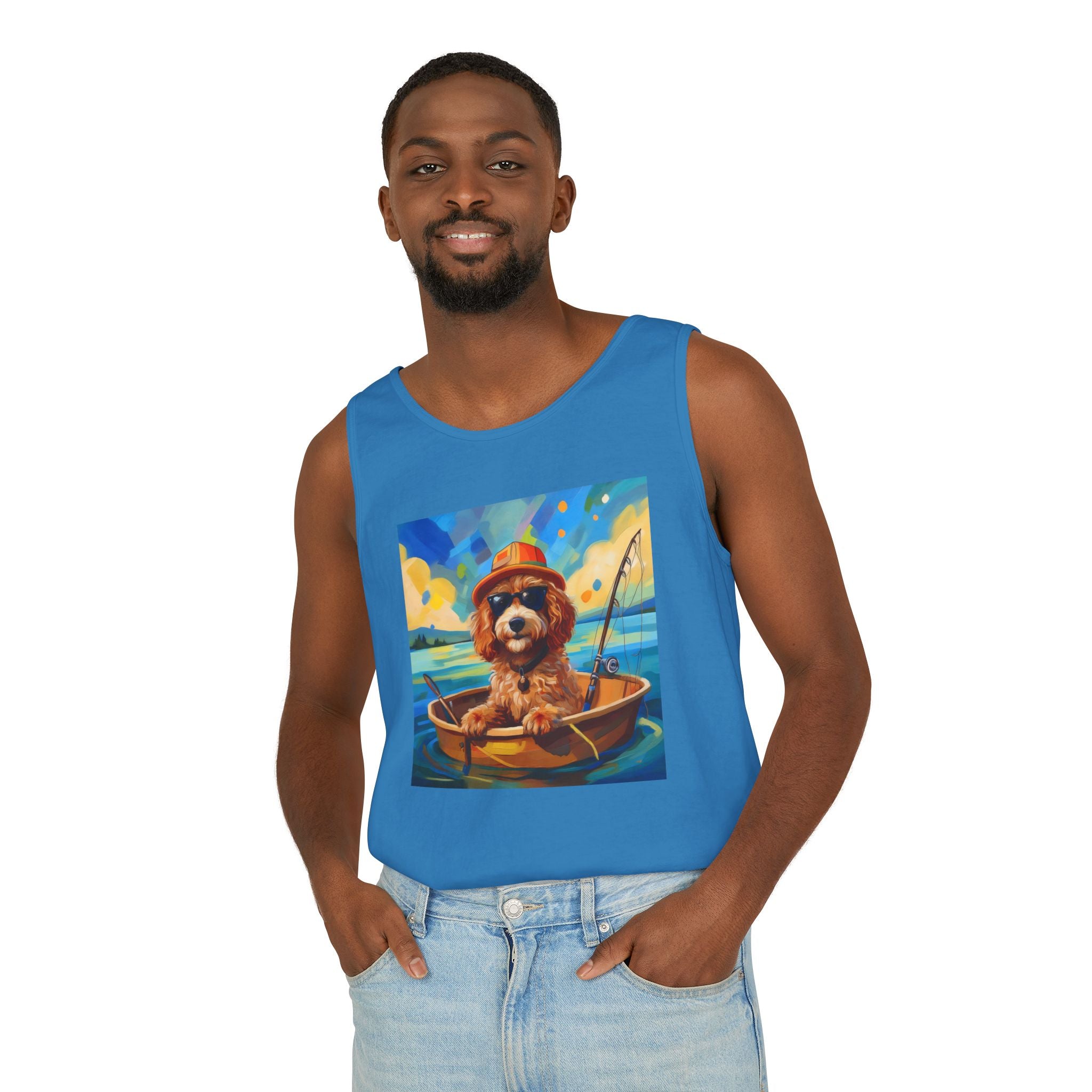 Doodle Fishing Tank Top