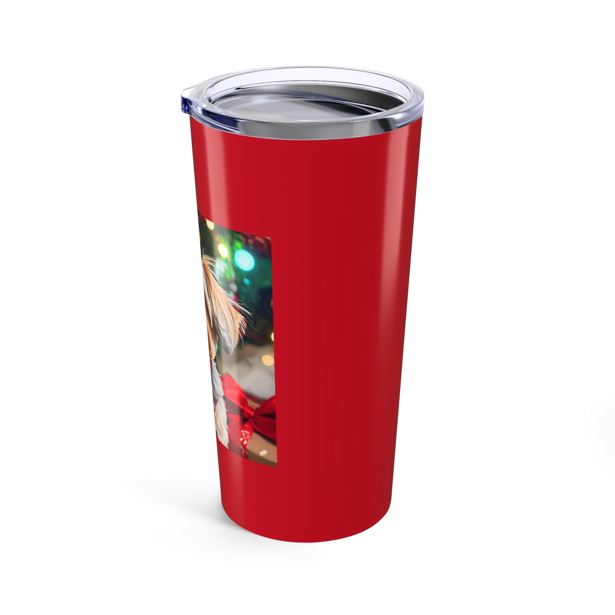 Yorkie Holiday Tumbler 20oz