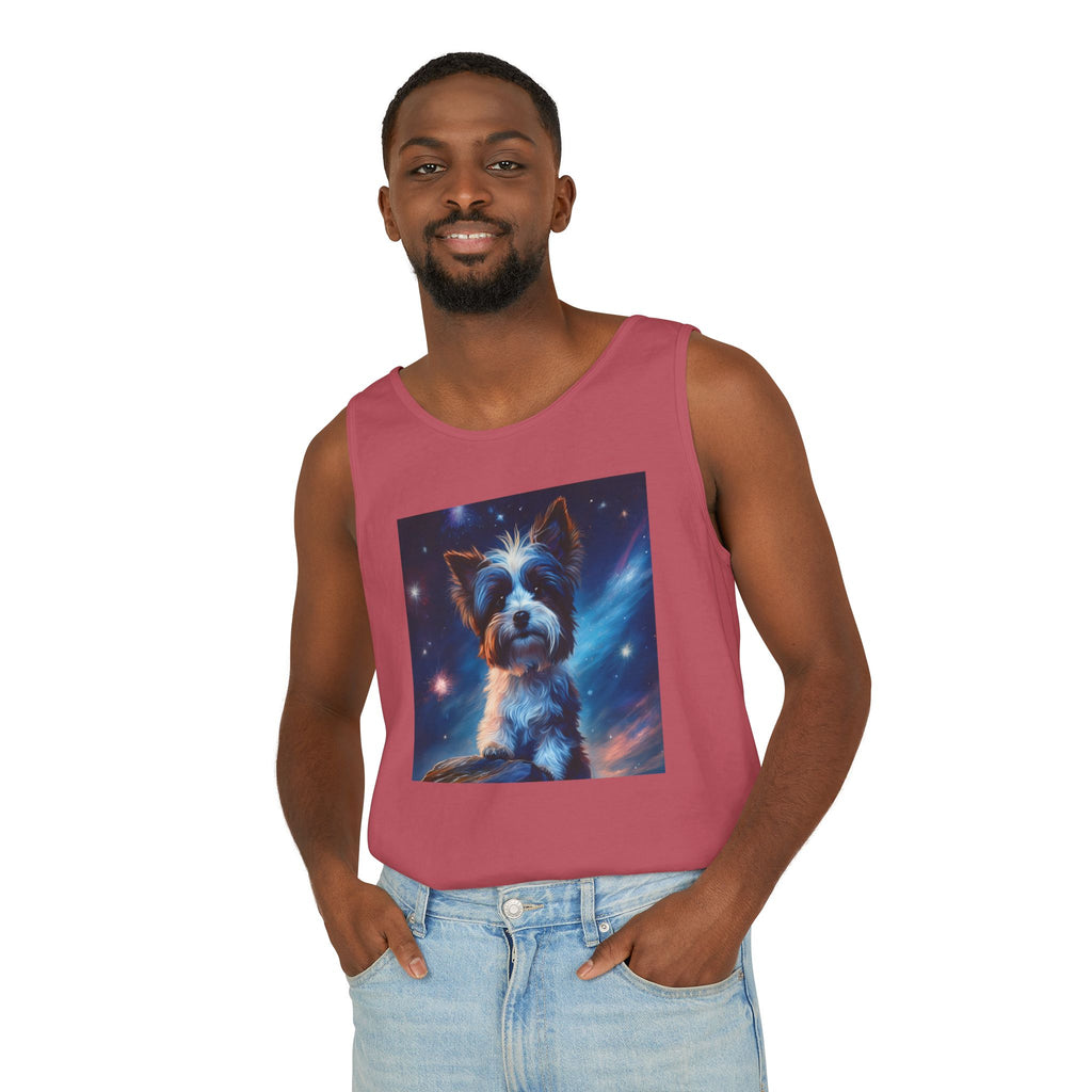 Biewer Terrier Stary Night Unisex Tank Top