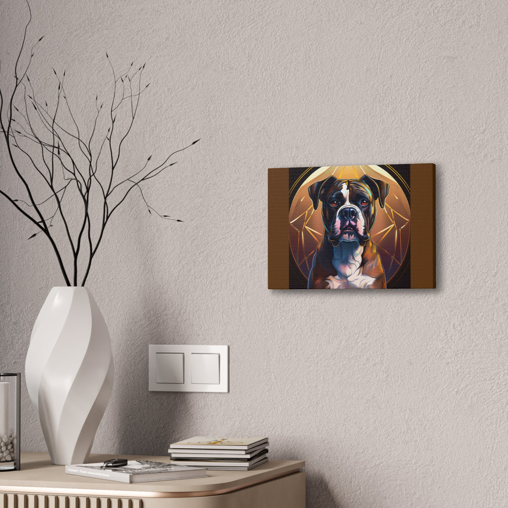 Brindle Gold Canvas Painting