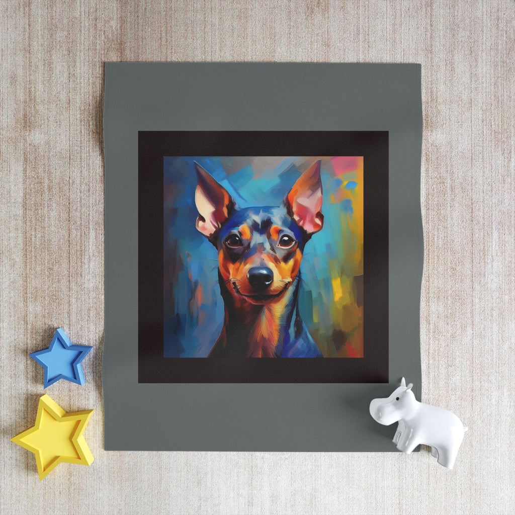 Miniature Pinscher Throw Blanket