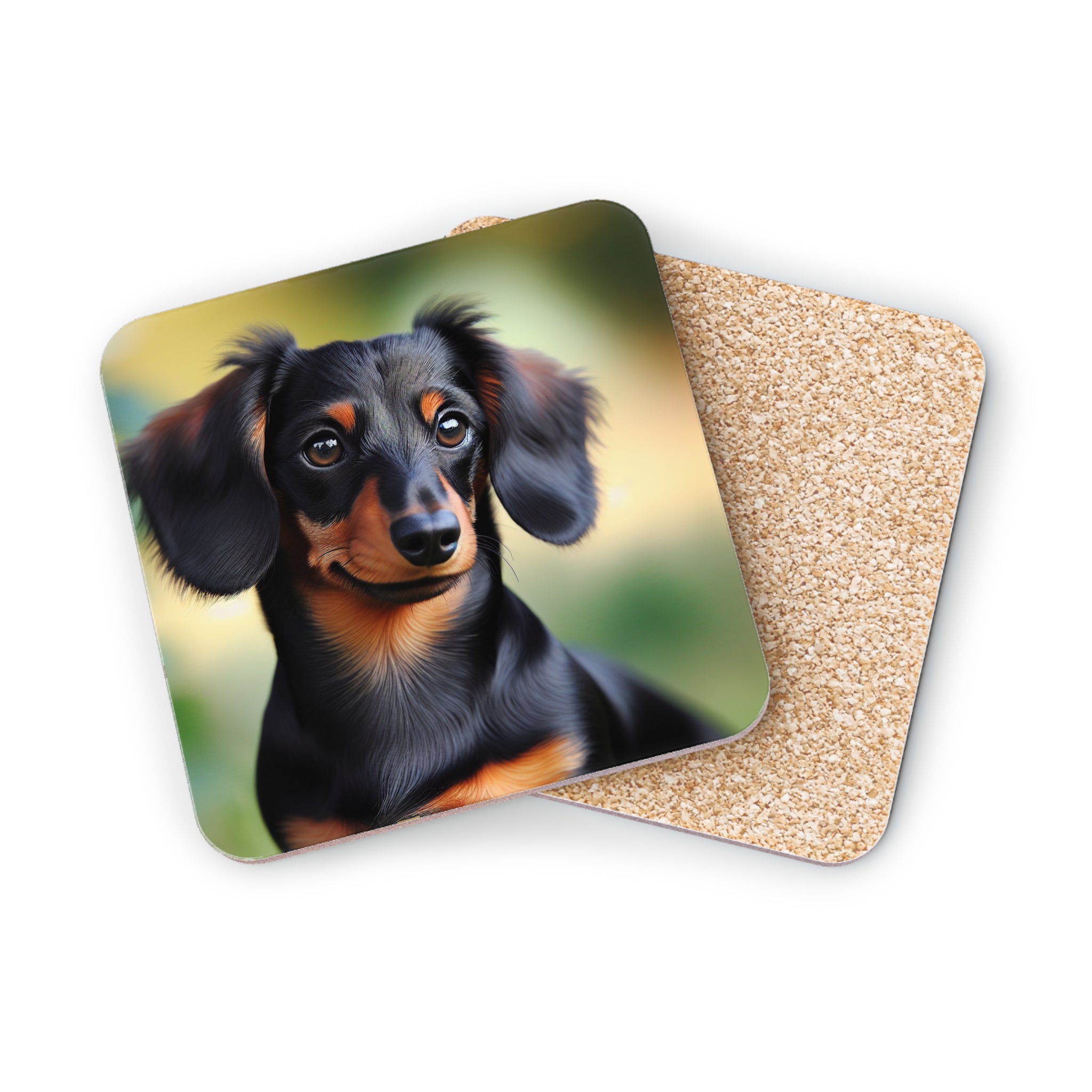 Black/Brown Dachshund Coonhound Coasters