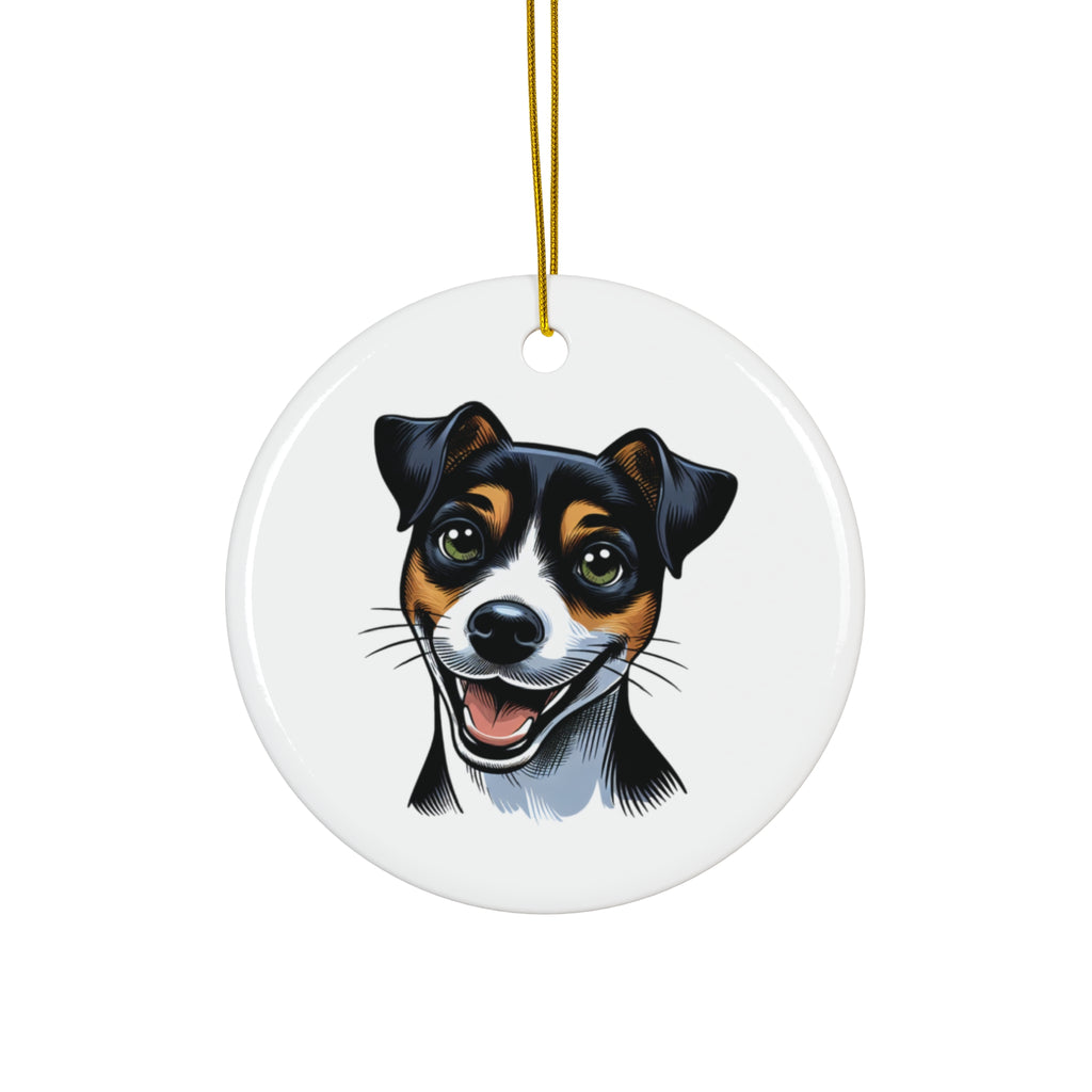 Jack Russel Ceramic Ornament