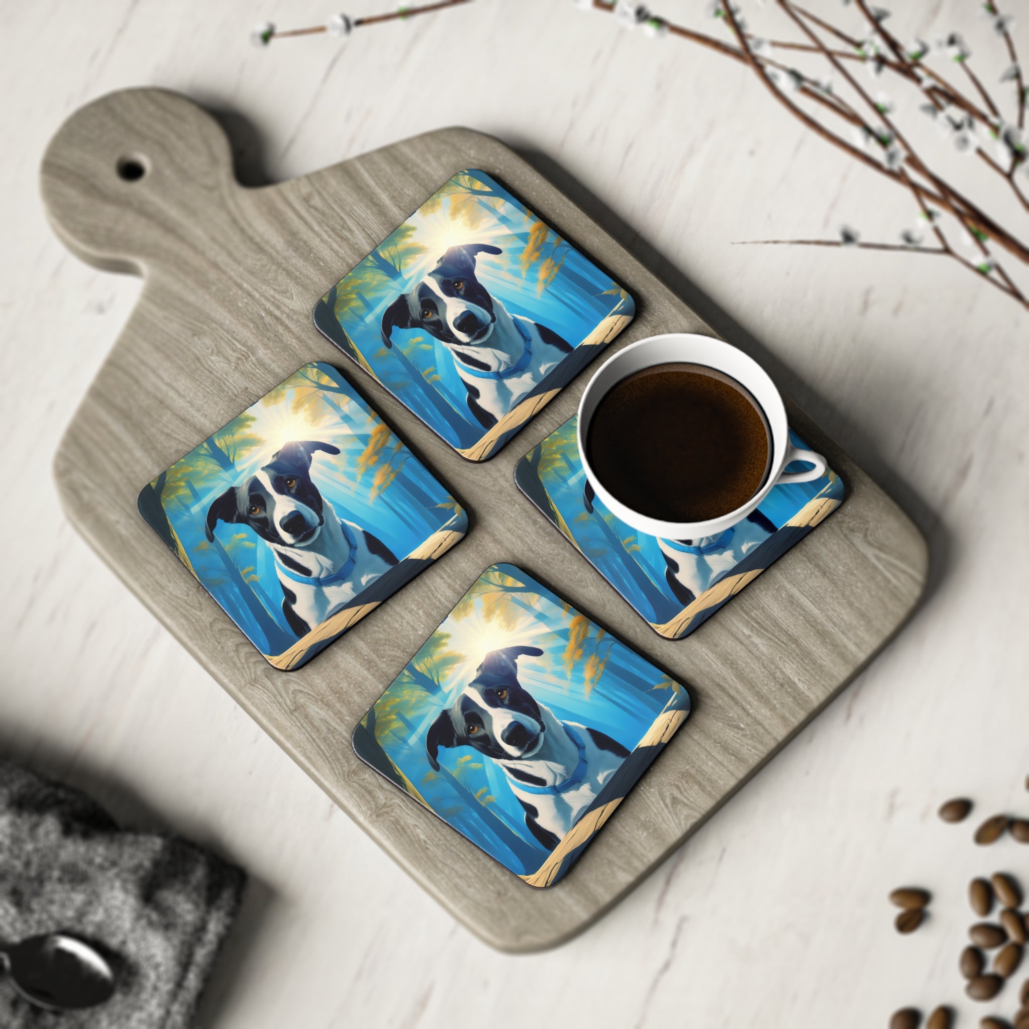 Coonhound Forest Coasters