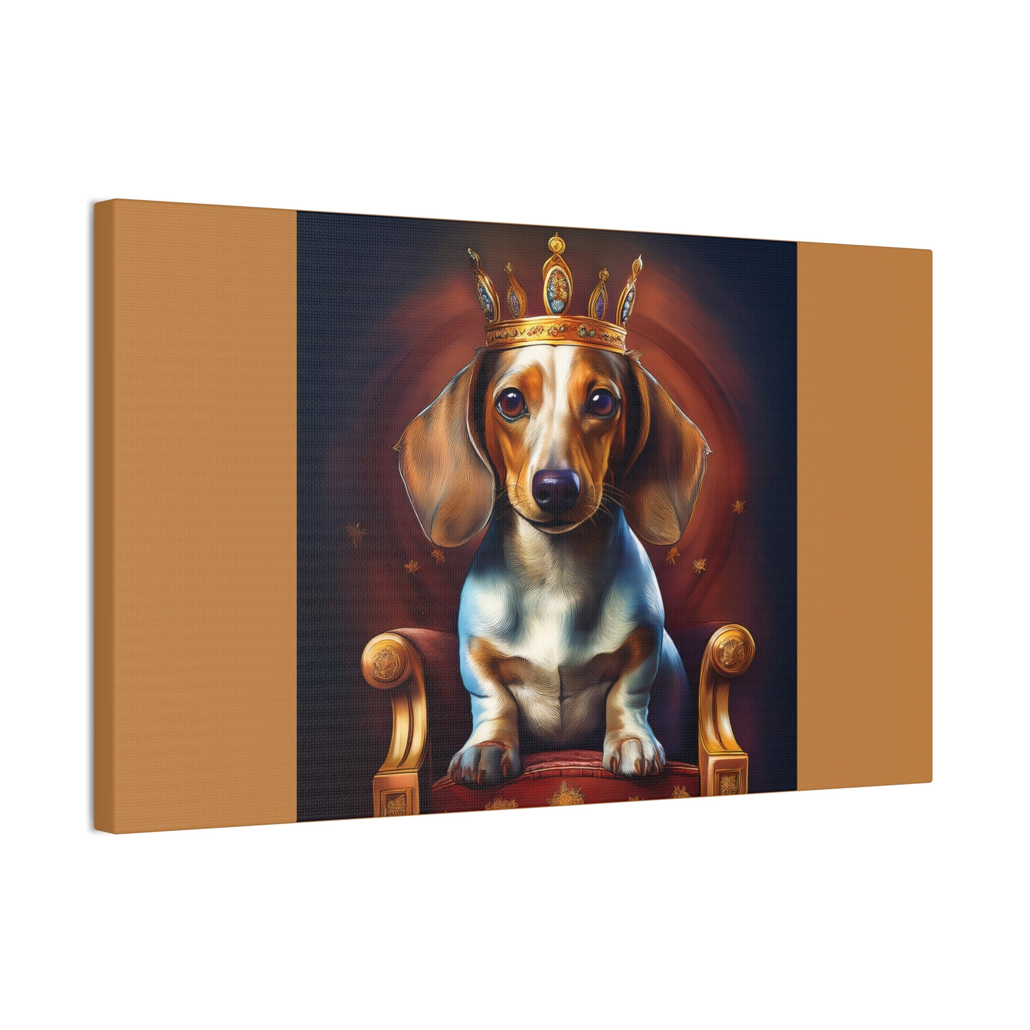 Dachshund Royal Canvas Painting