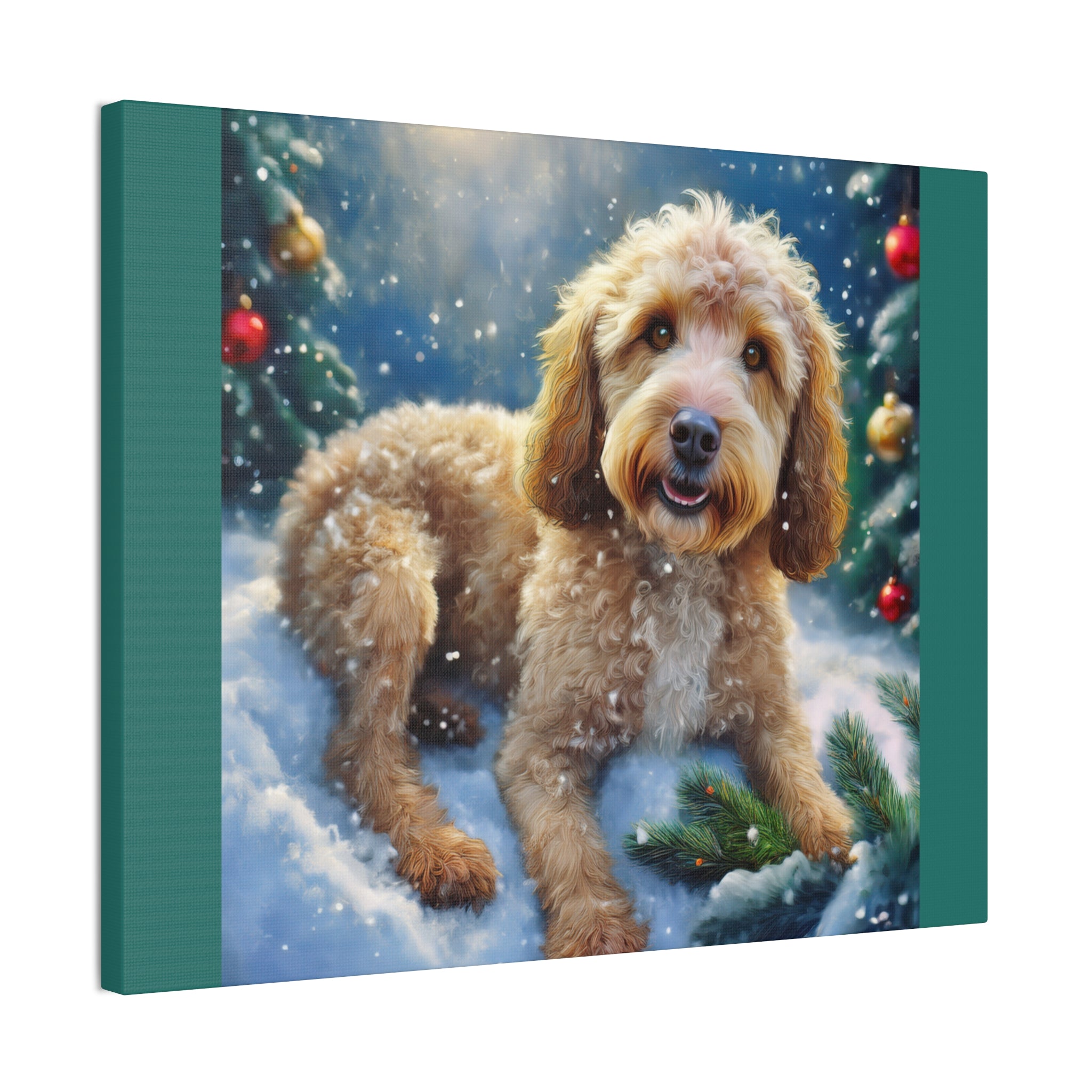 Doodle Holiday Canvas Painting