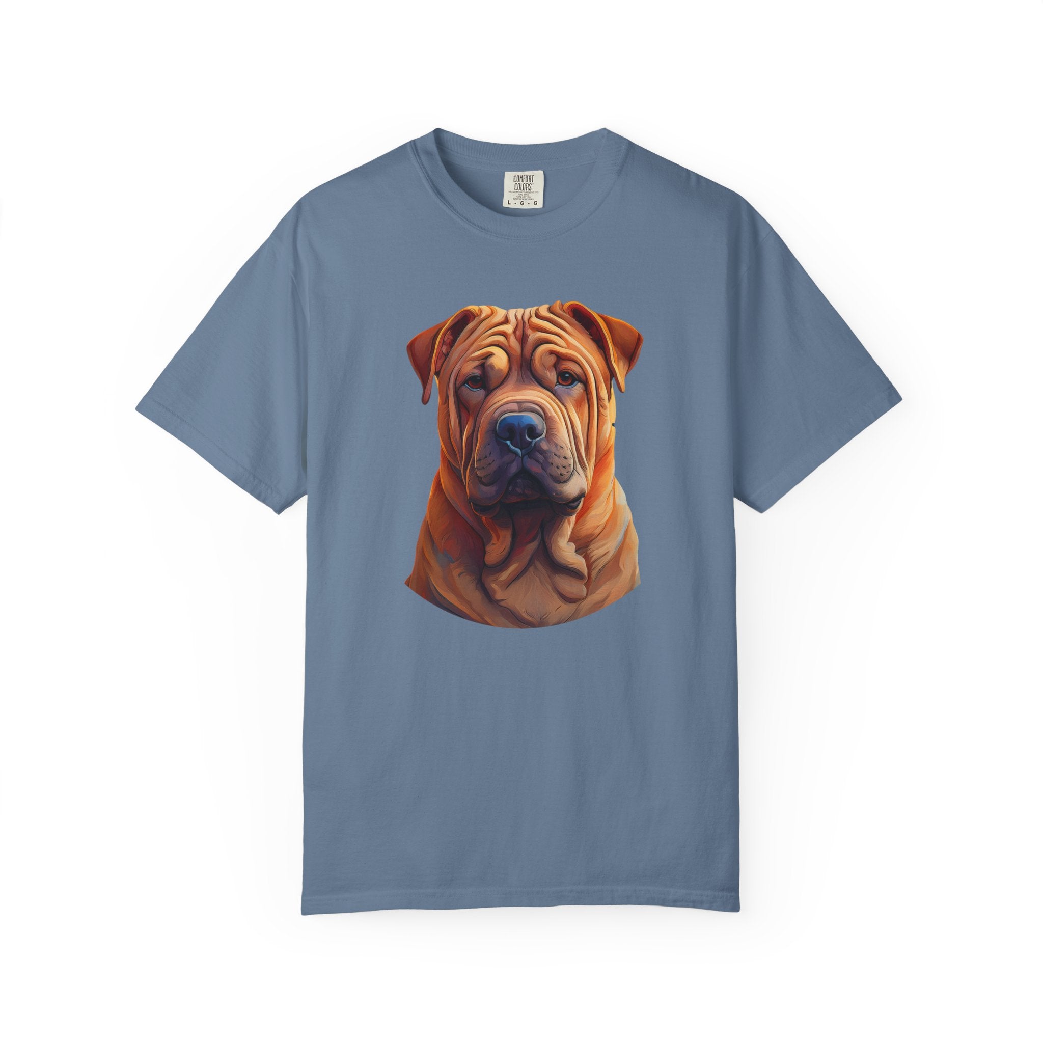 Shar Pei Unisex Garment-Dyed T-shirt