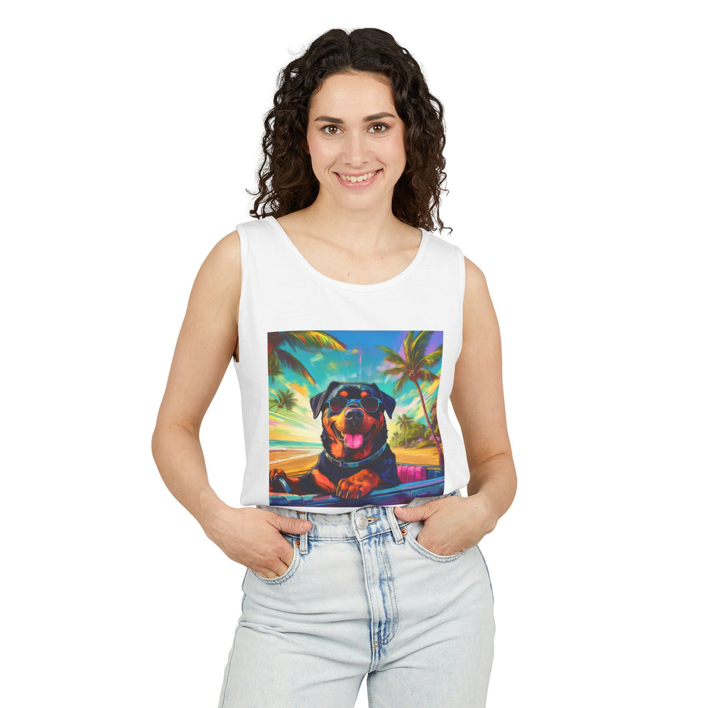 Rottweiler Beach Drive Tank Top
