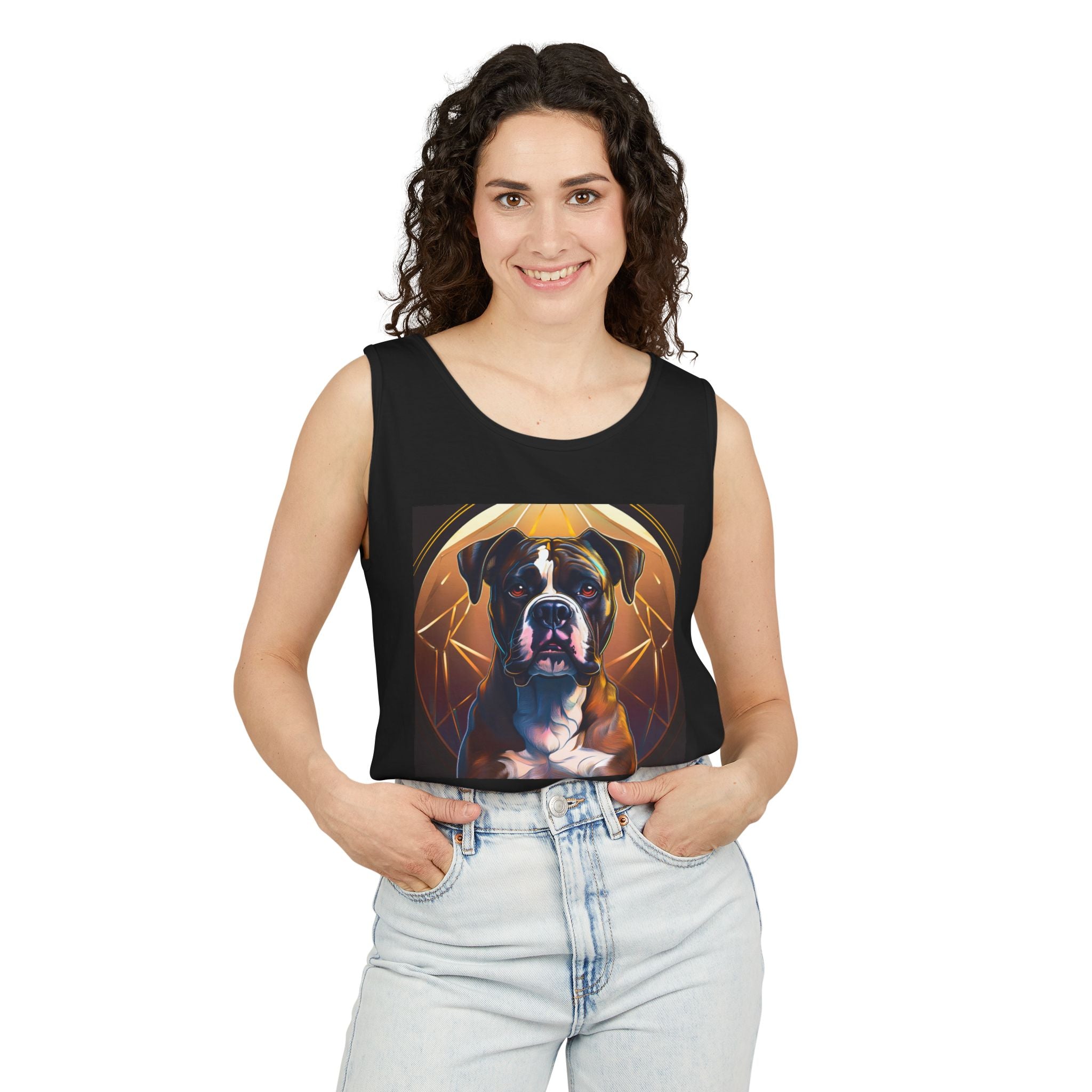 Brindle Gold Boxer Tank Top