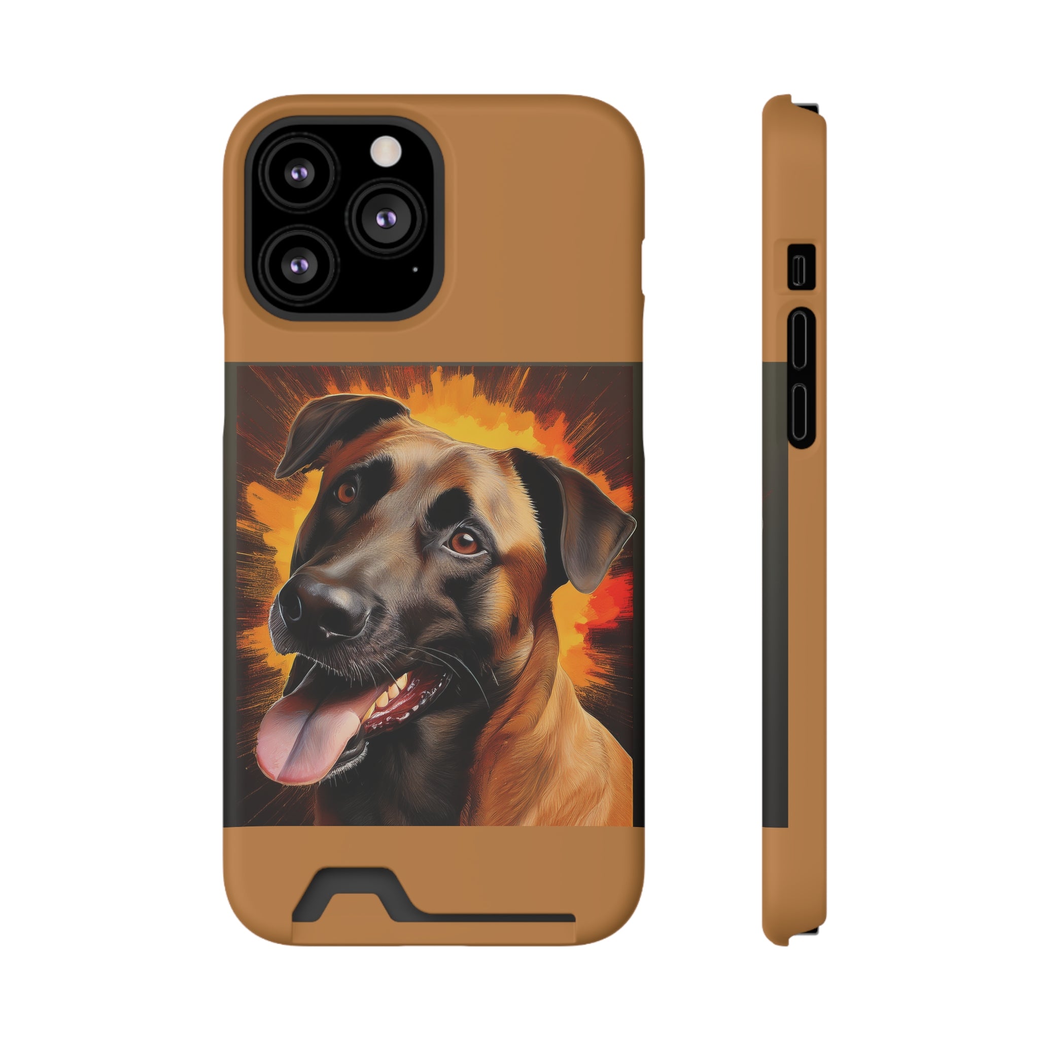 Belgian Malinois Shepherd Phone Case with Card Holder