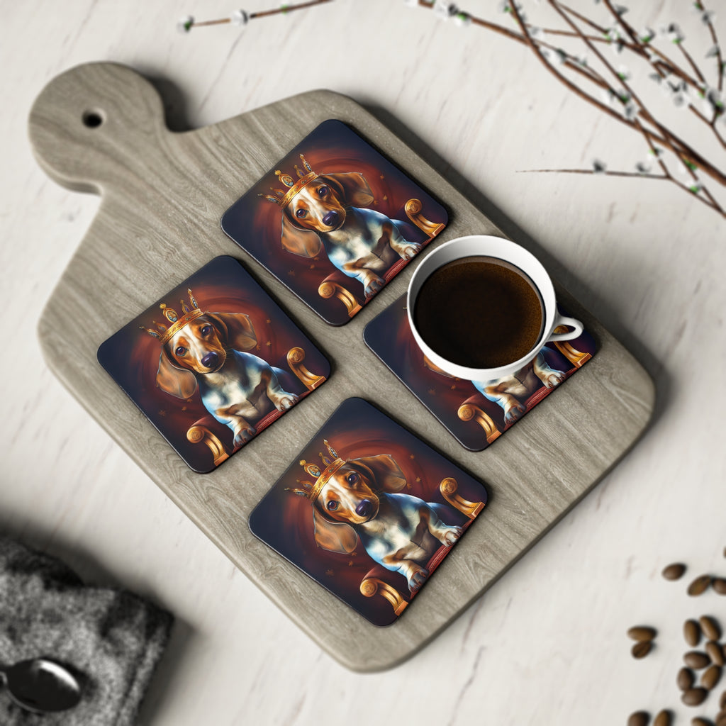 Dachshund Royal Coasters