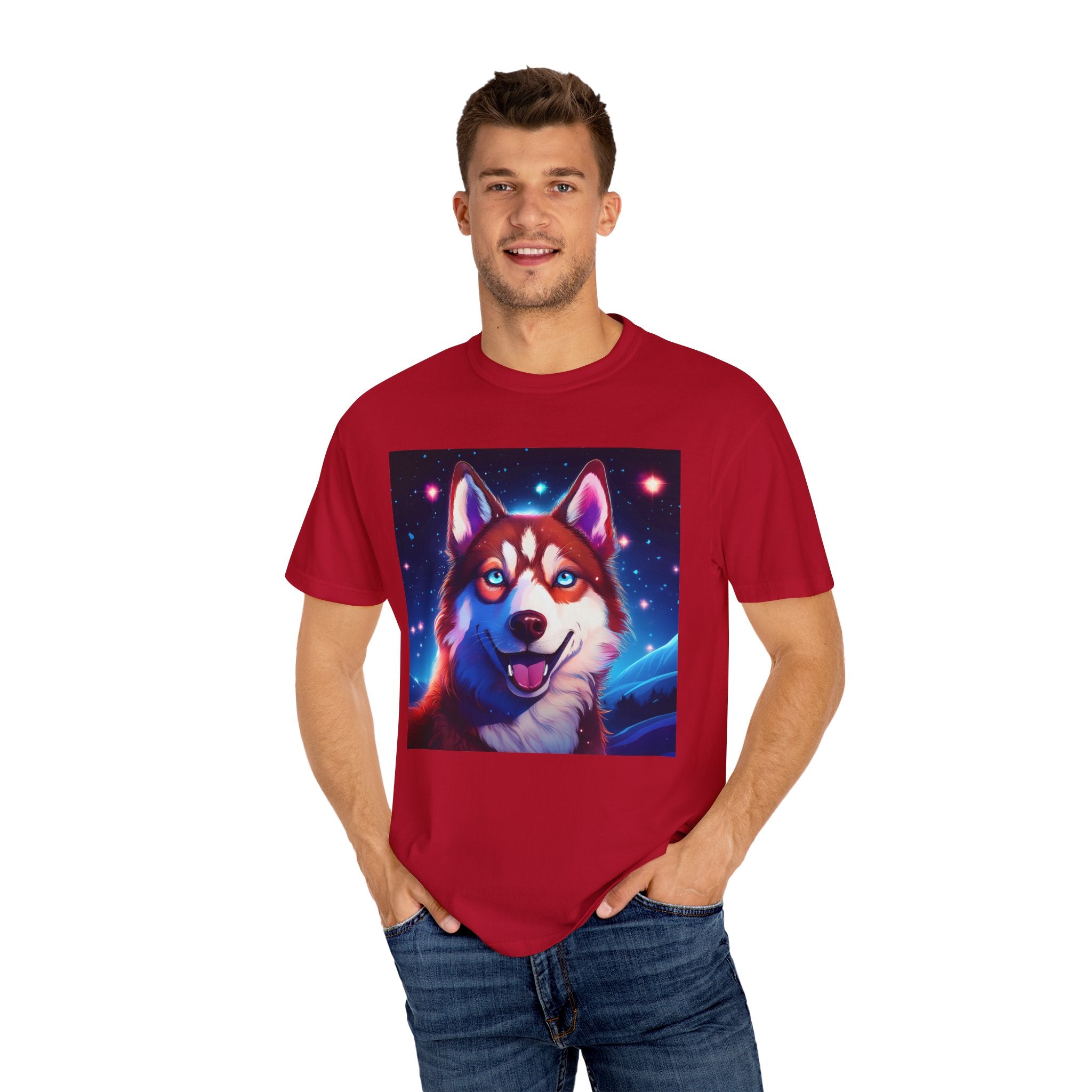 Eskimo Husky Unisex Garment-Dyed T-shirt