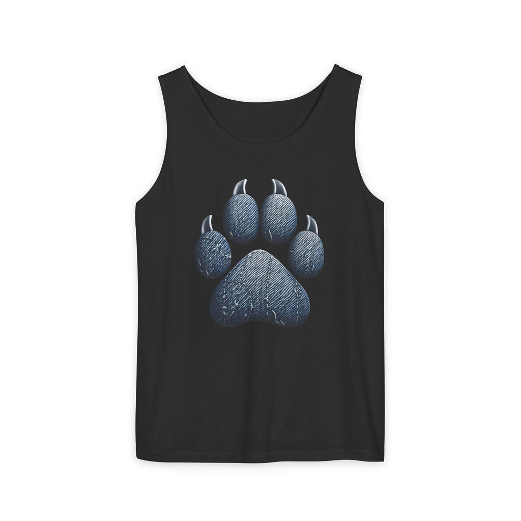 Denim Paw Unisex Tank Top