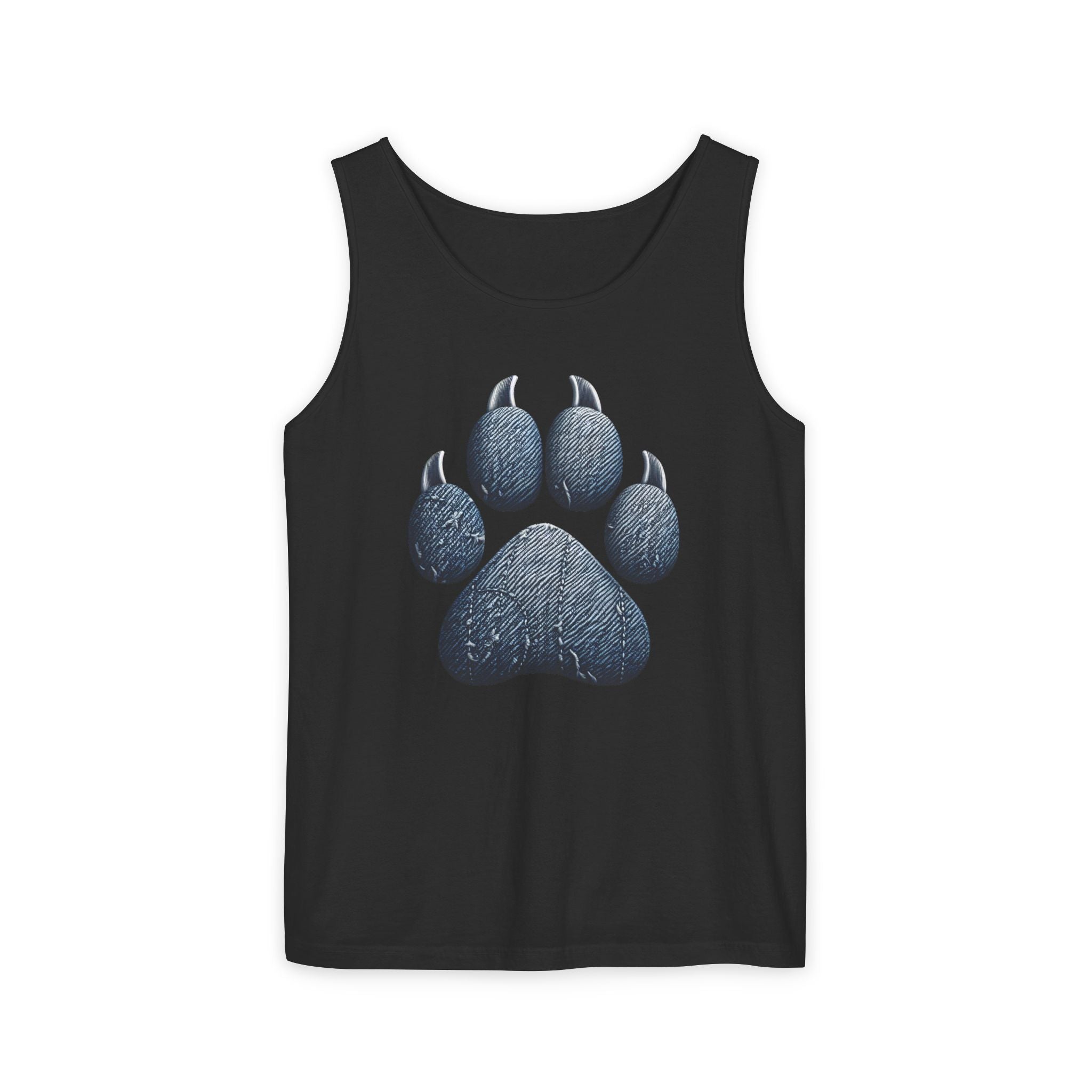Denim Paw Unisex Tank Top