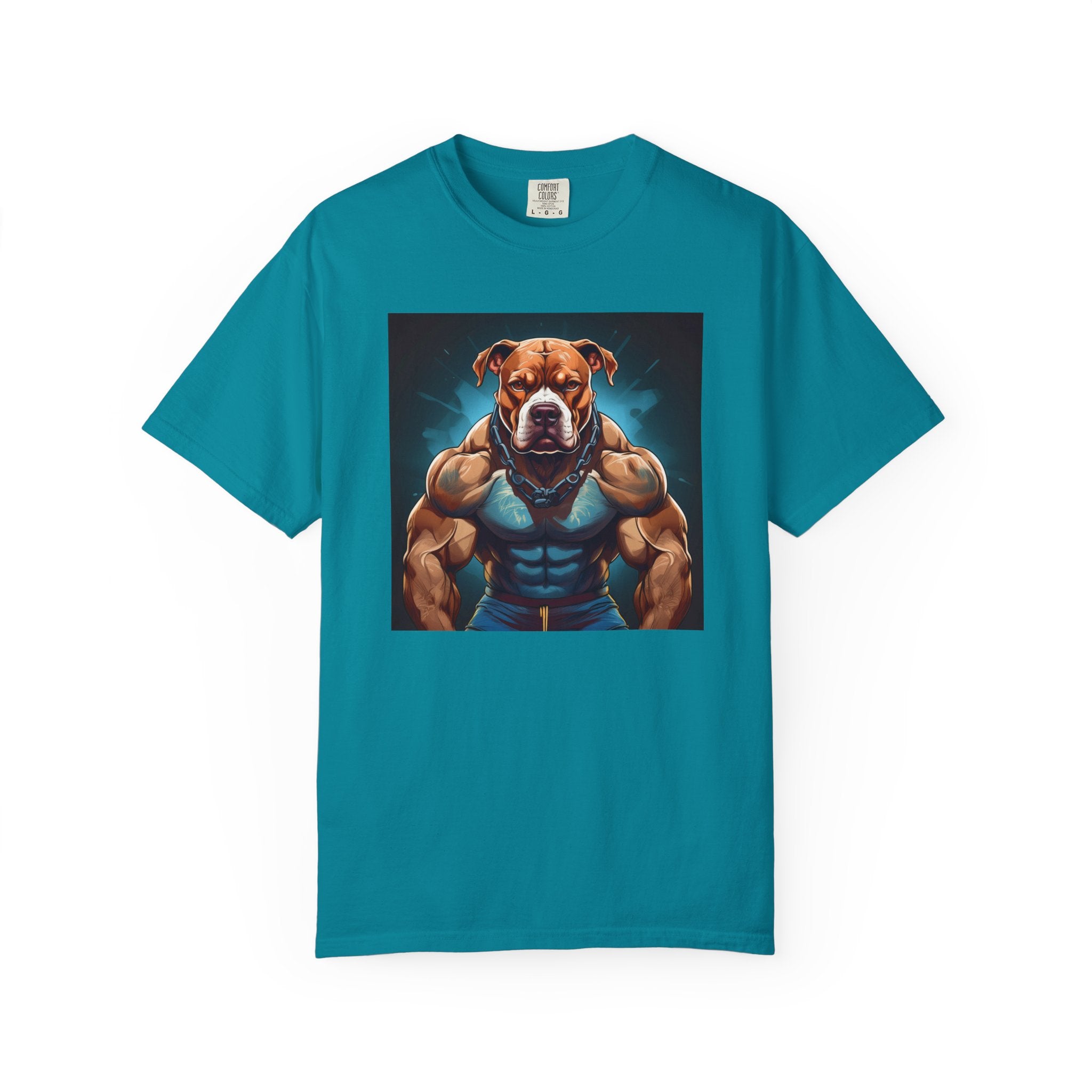 Pitbull Body Builder Unisex Garment-Dyed T-shirt