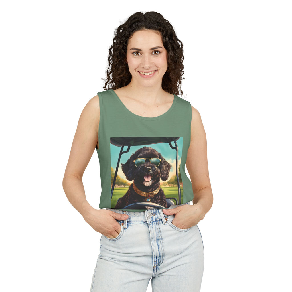 Doodle Golf Cart Tank Top