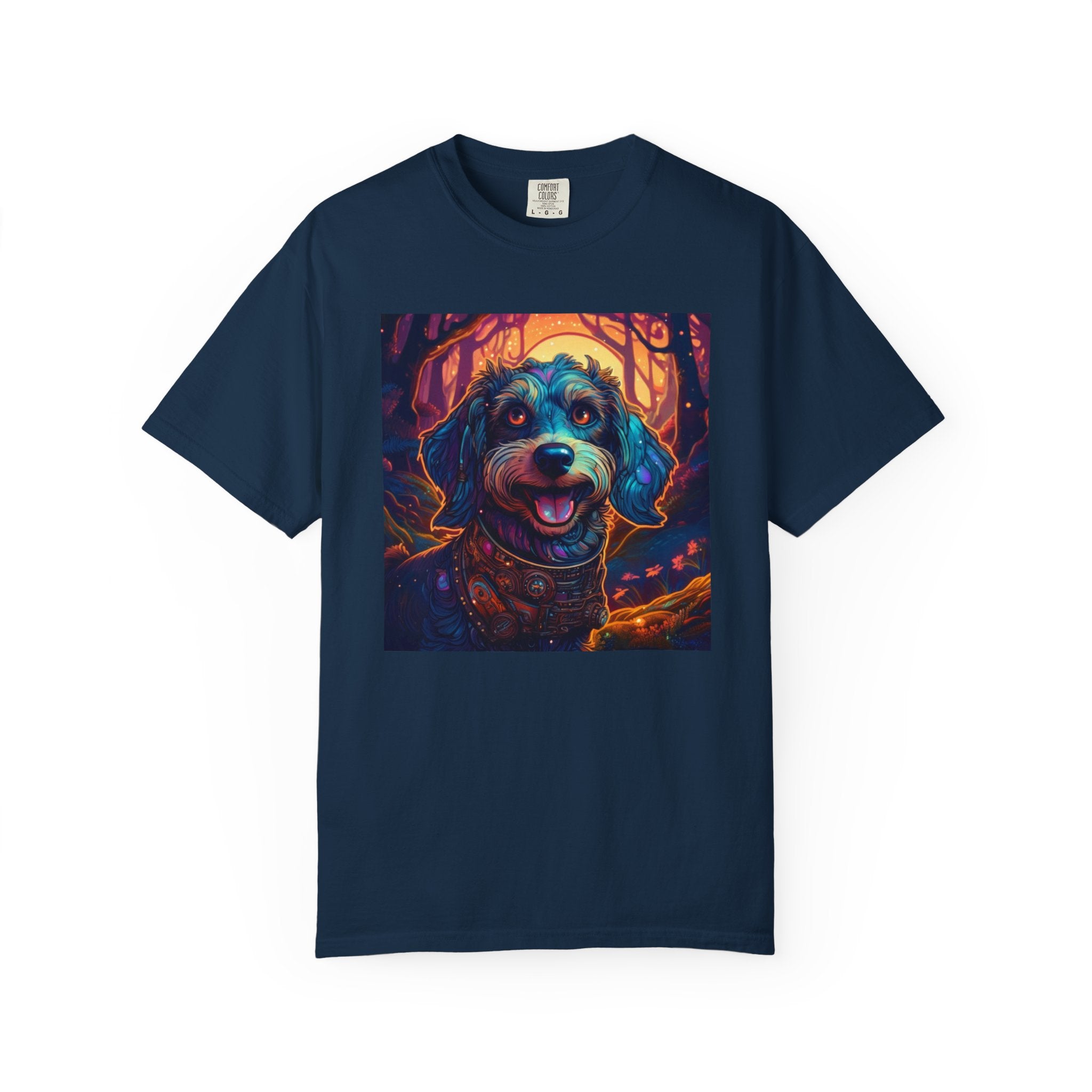 Steampunk Dachshund Unisex Garment-Dyed T-shirt