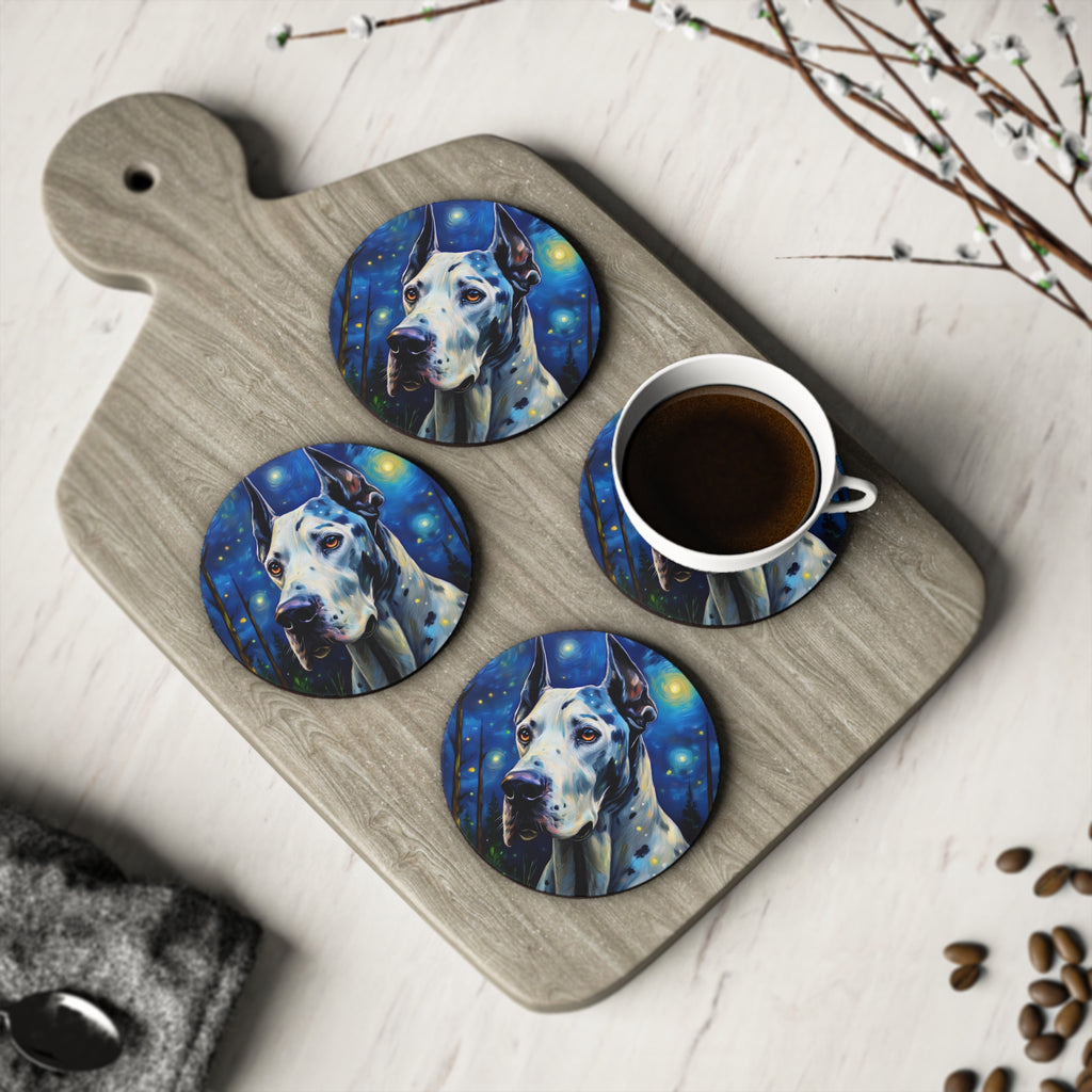 Great Dane Stary Night Coasters