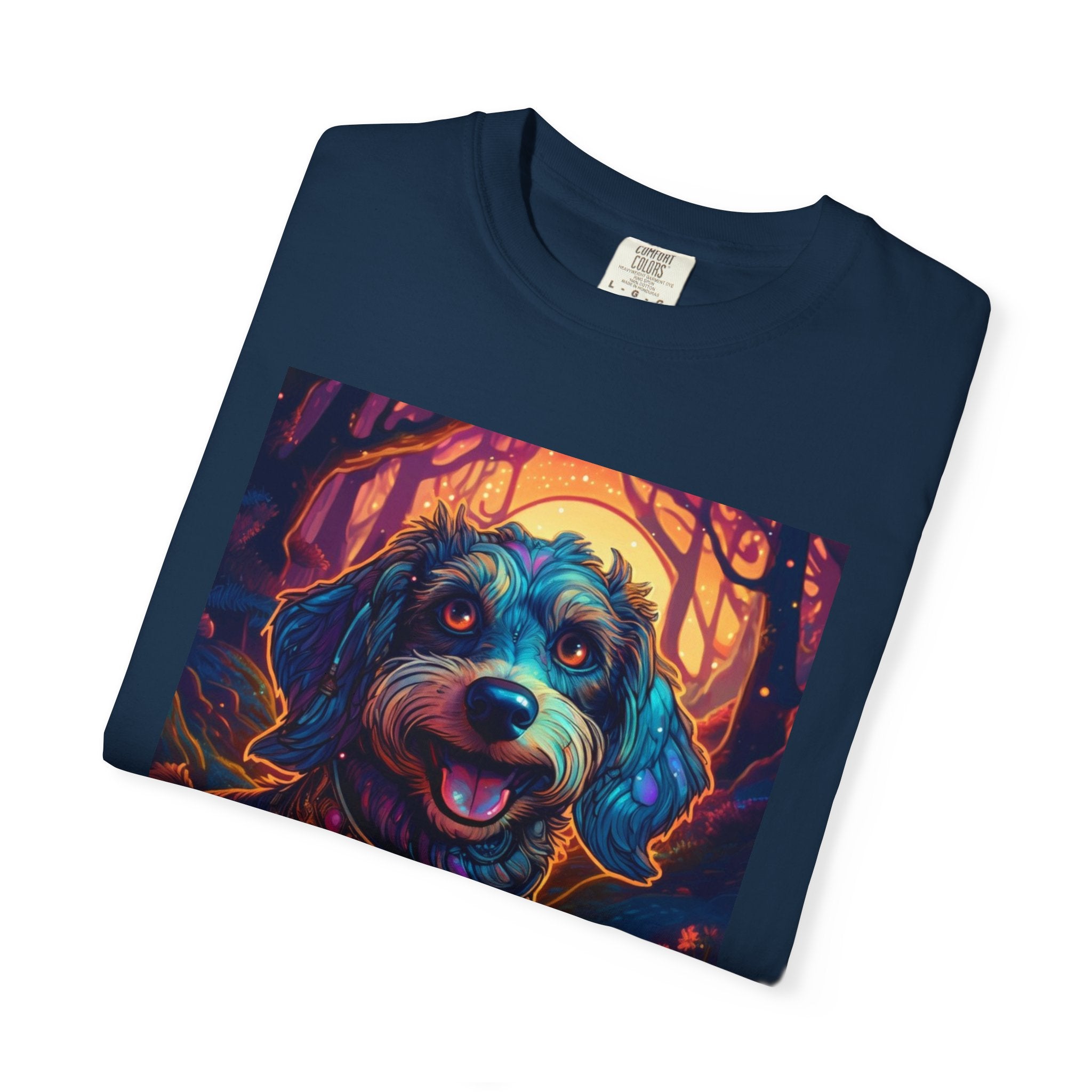 Steampunk Dachshund Unisex Garment-Dyed T-shirt